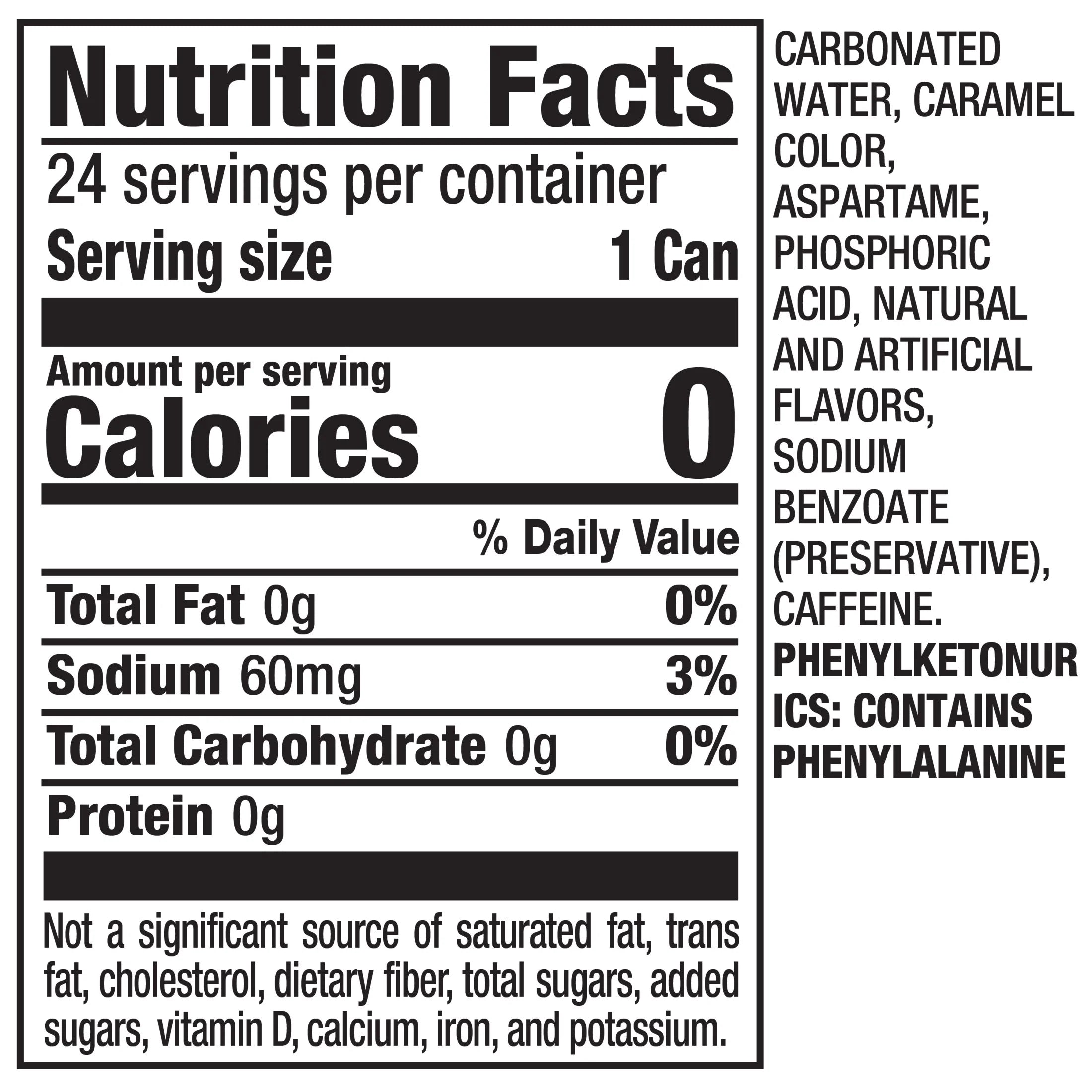 Diet Dr Pepper Soda Pop, 12 Fl Oz, 24 Pack Cans