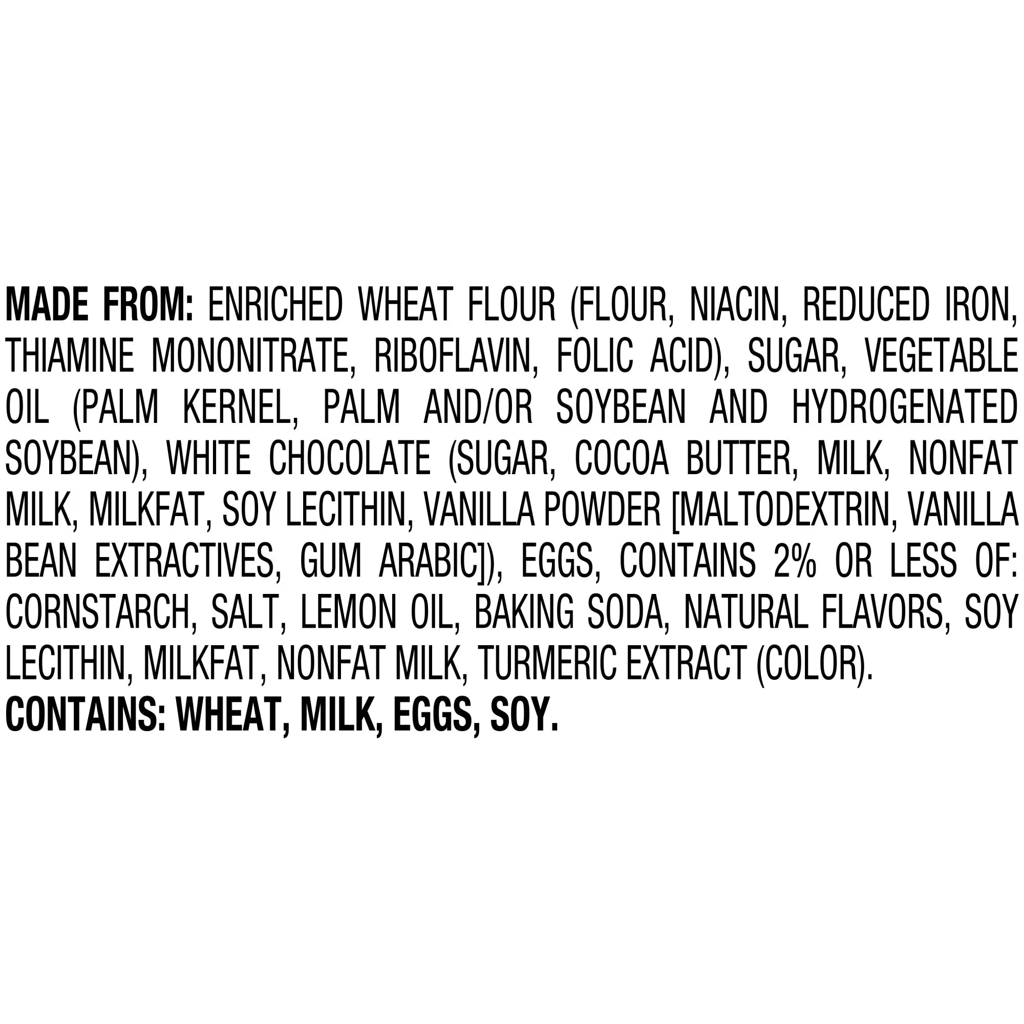 Milano White Chocolate Lemon Flavored Cookies, 7 Oz Bag