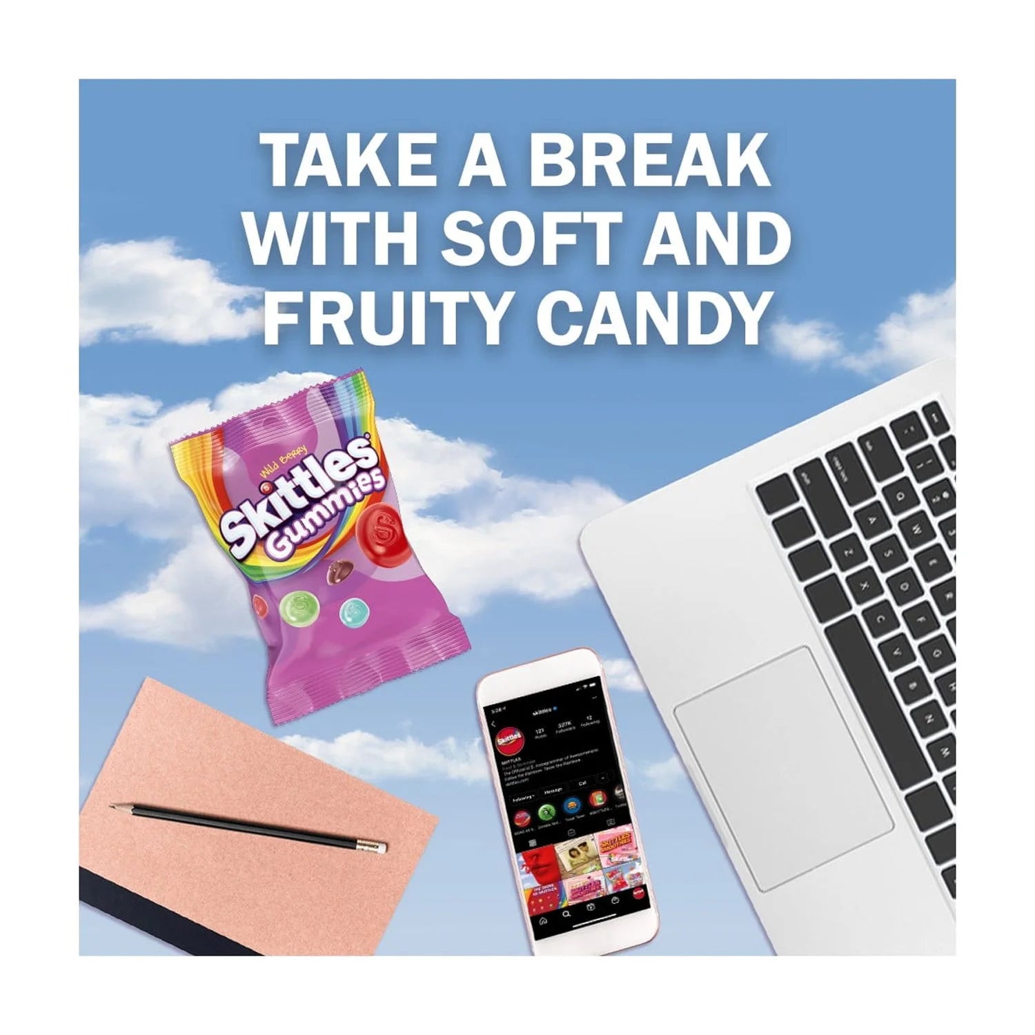 (2 Pack)  Gummies Wild Berry Gummy Candy - 5.8 Oz Bag