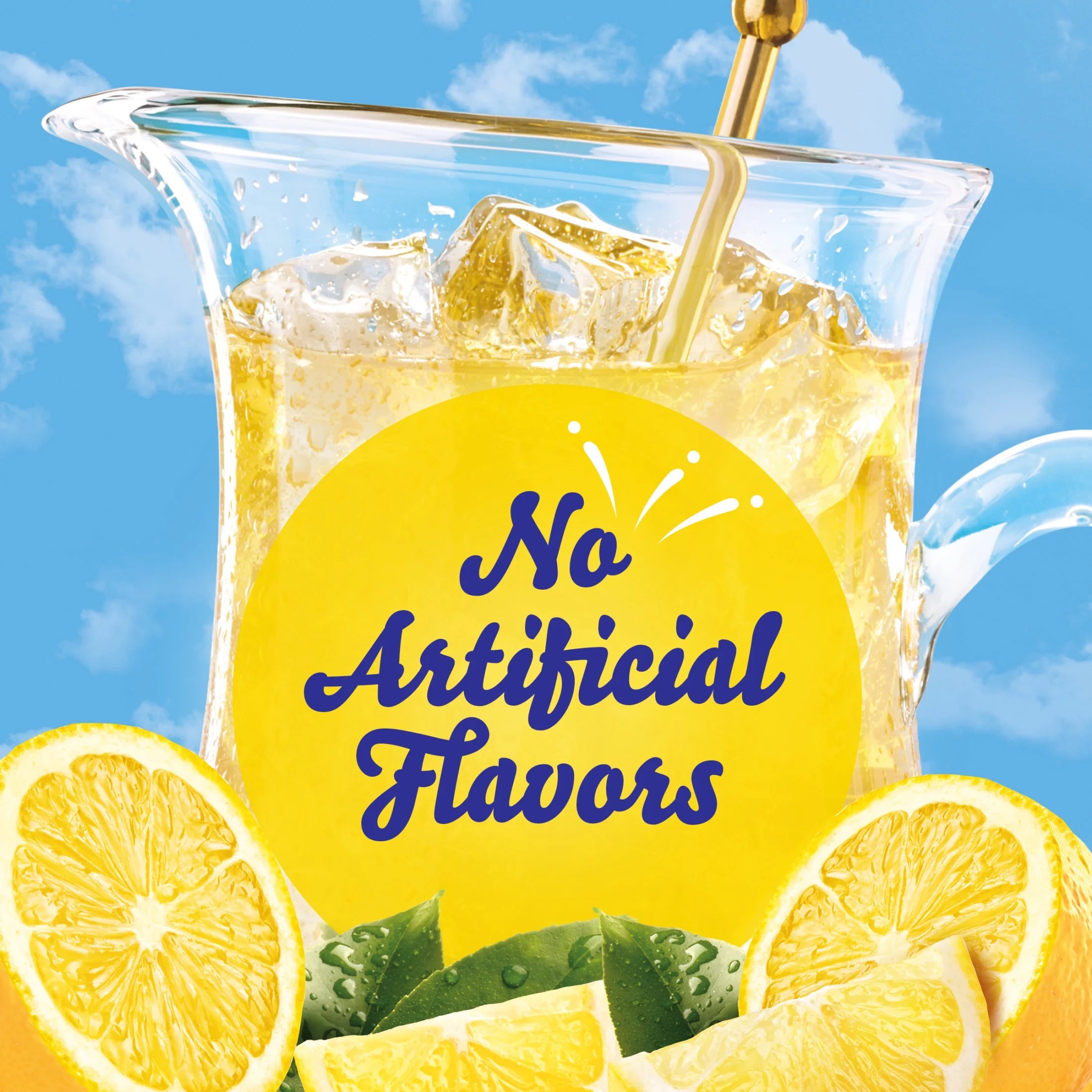 Drink Mix, 16 Pitcher Packets, for Flavorful Hydration and Shareable Refreshment, Lemonade, Flavored with Other Natural Flavor Zero Sugar, Low Calorie, 8.6 Oz