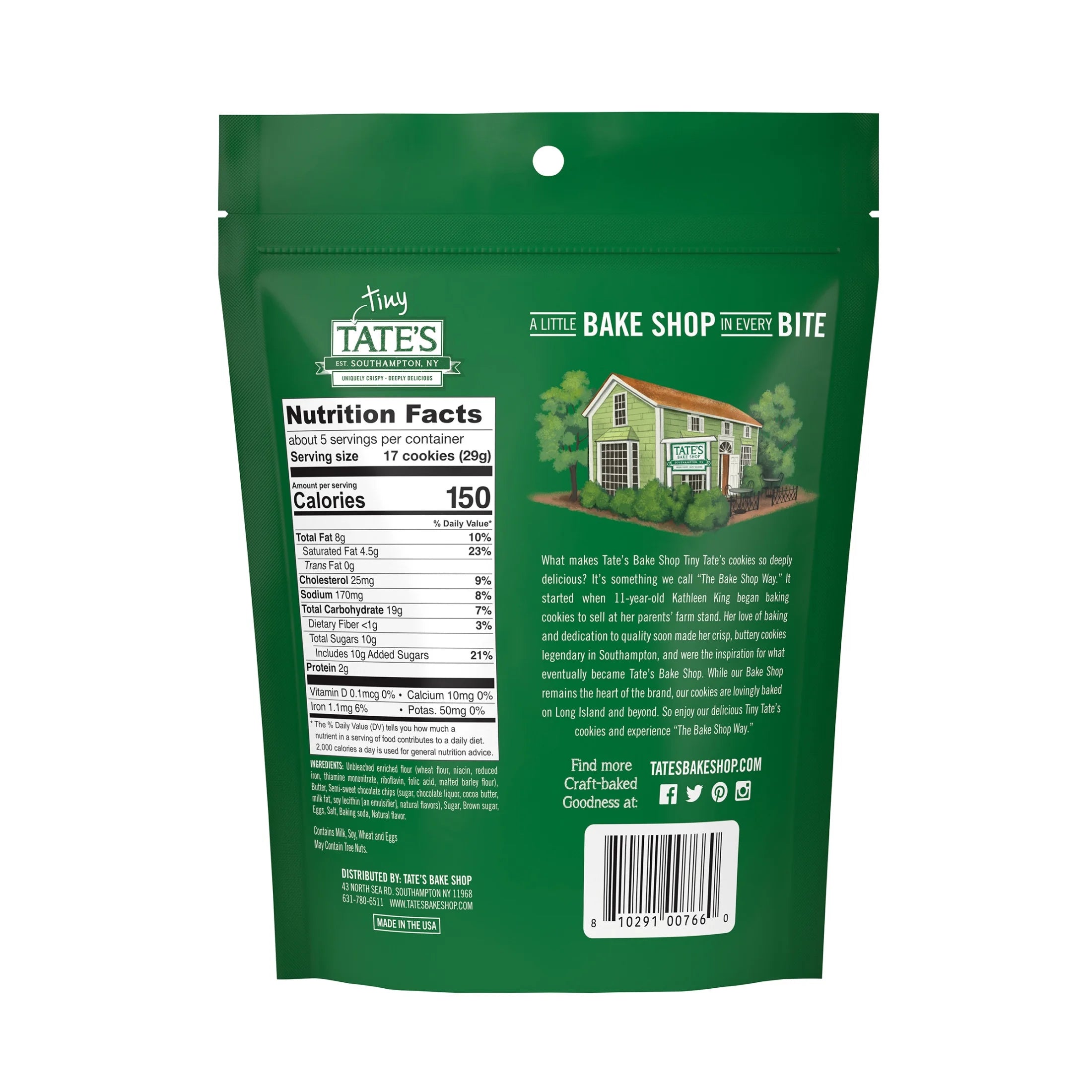 Bake Shop Tiny Chocolate Chip Cookies, 5.5 Oz