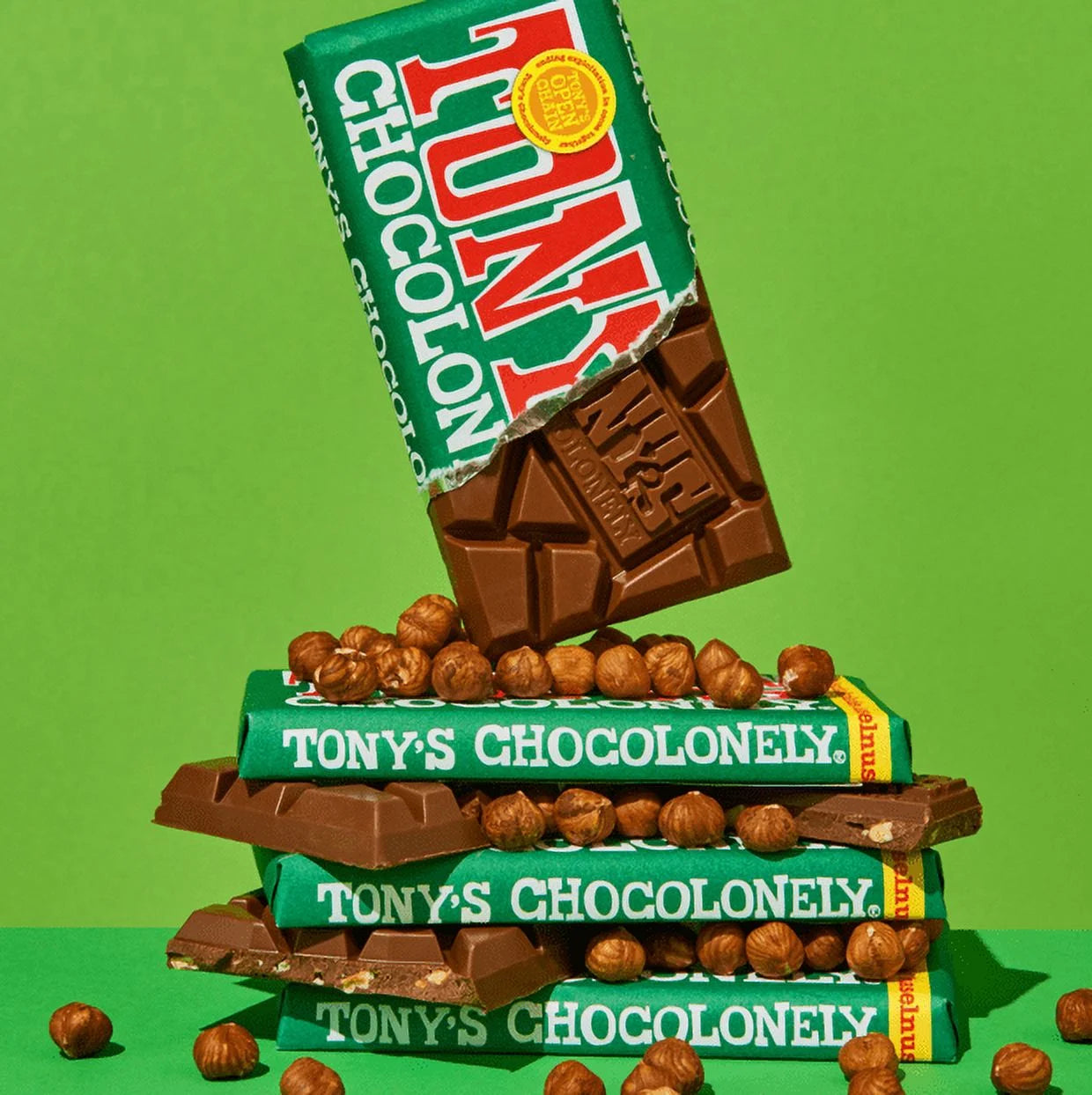 Milk Chocolate Bar with Hazelnut, 6.35 Oz