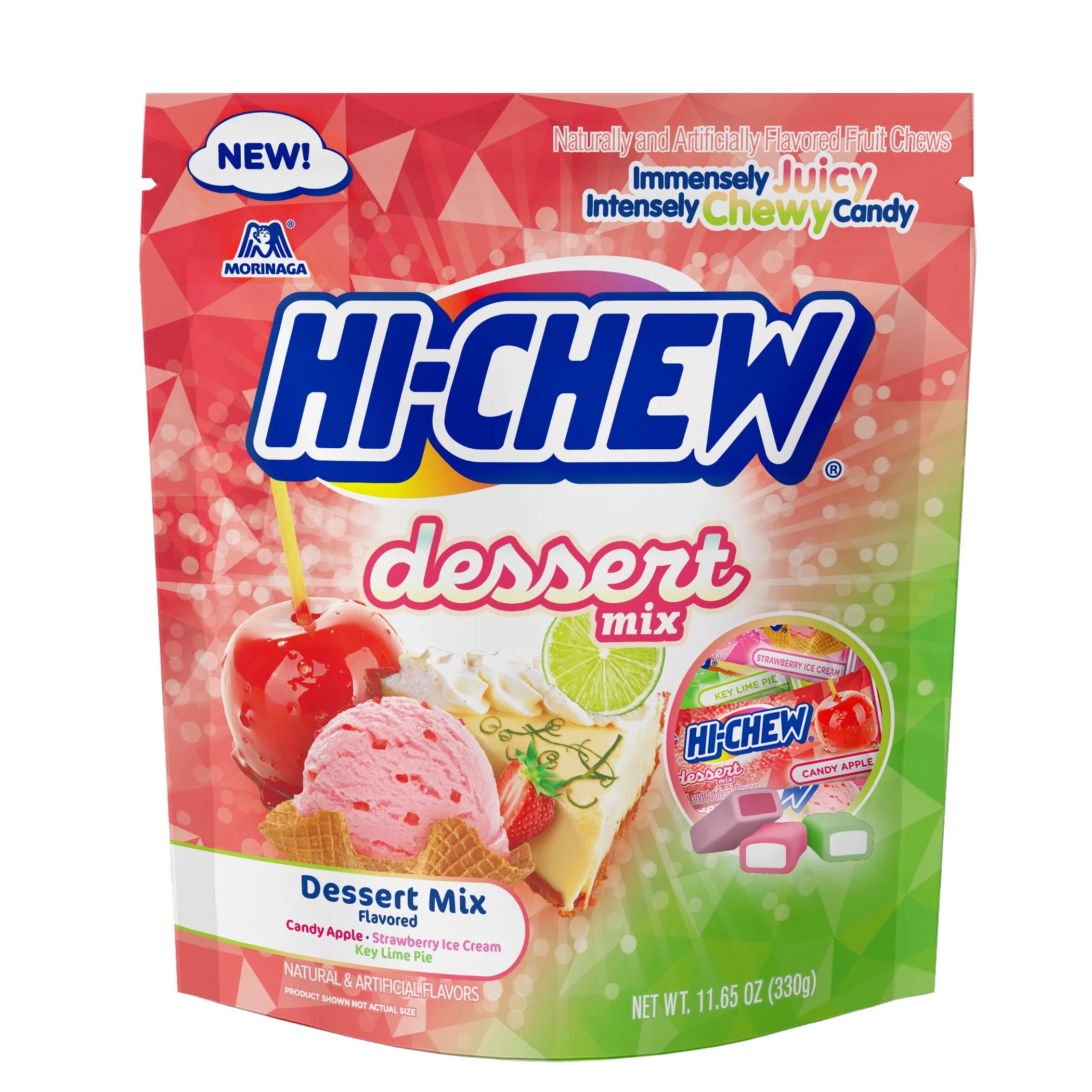 (5 Pack)  Dessert Mix Chewy Candy, 11.65 Oz, Stand up Pouch