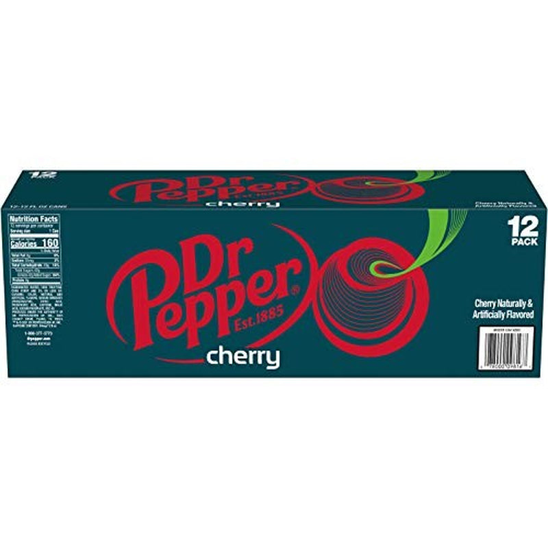 Dr Pepper Original Cherry Cream Soda 12 Fl Oz Pack of 12 Unique Flavor Drink
