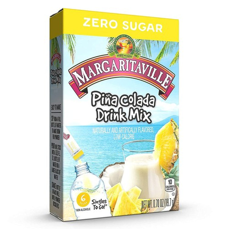 Margaritaville Singles to Go Drink Mix Pack of 4 Sugar Free Margarita Flavor