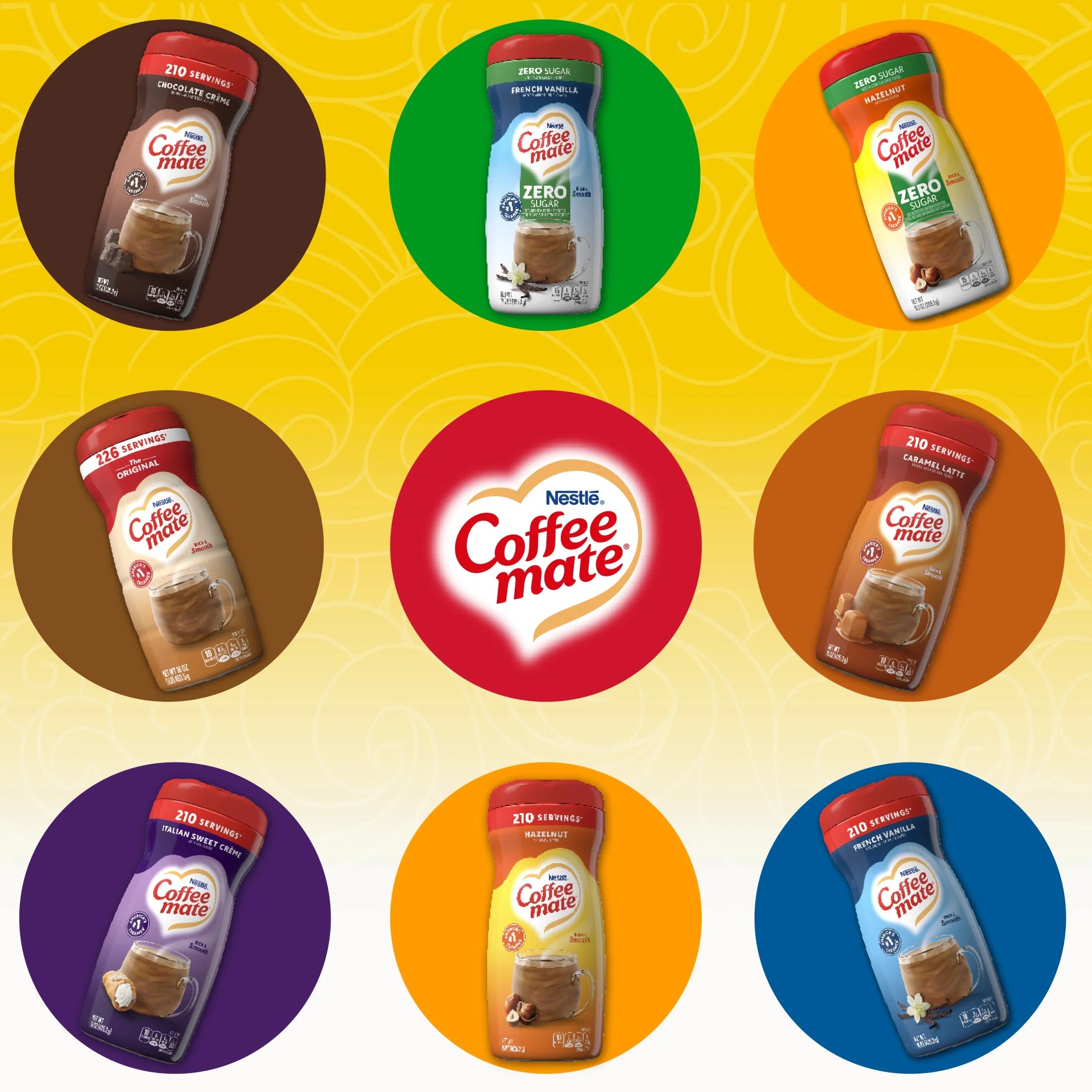 Hazelnut Sugar-Free Powder Coffee Creamer, 10.2 Oz