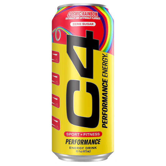C4 Energy Drink, Cosmic Rainbow, 16 Fl Oz, 12-Count