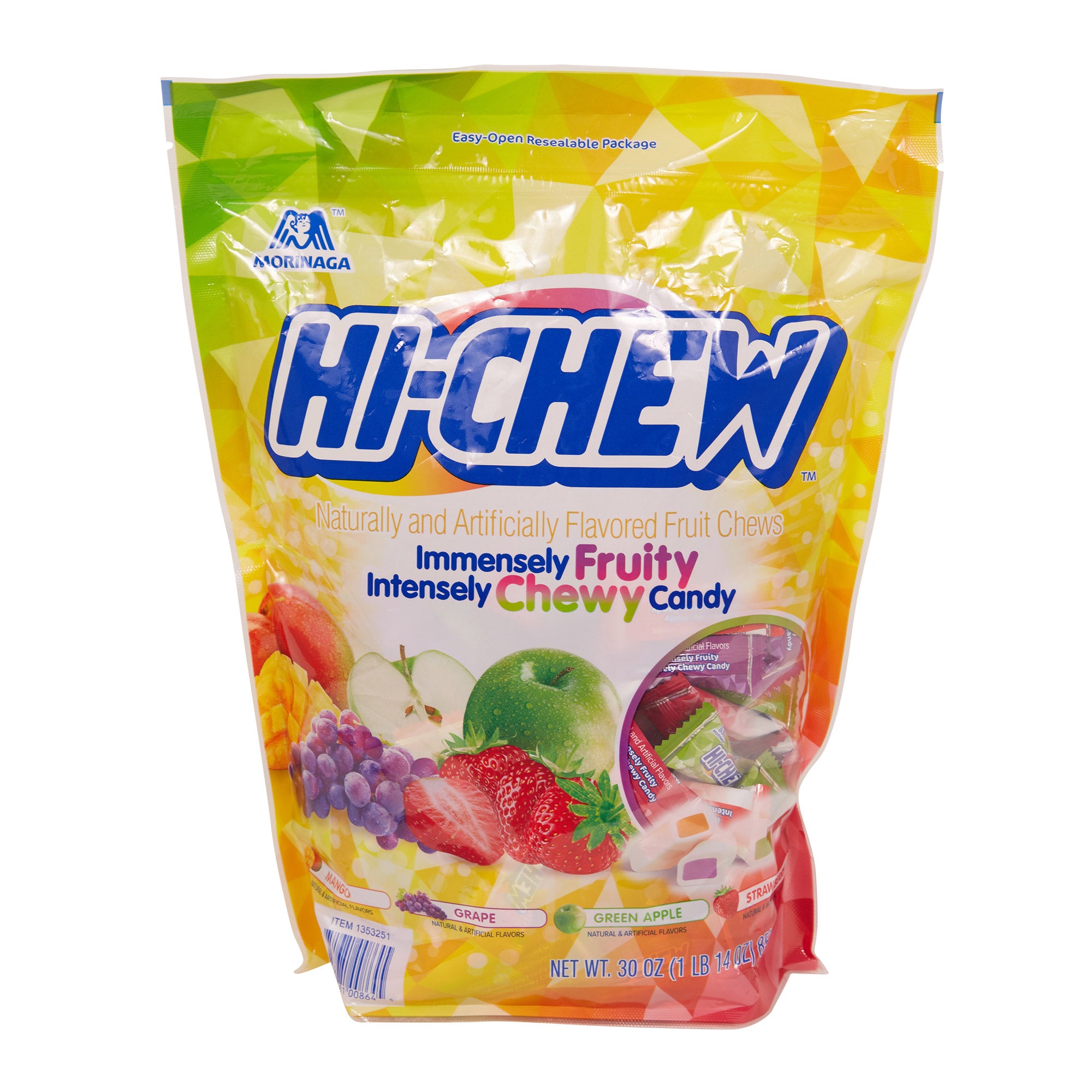 Hi-Chew Fruit Chews, Original Mix, 30 Oz
