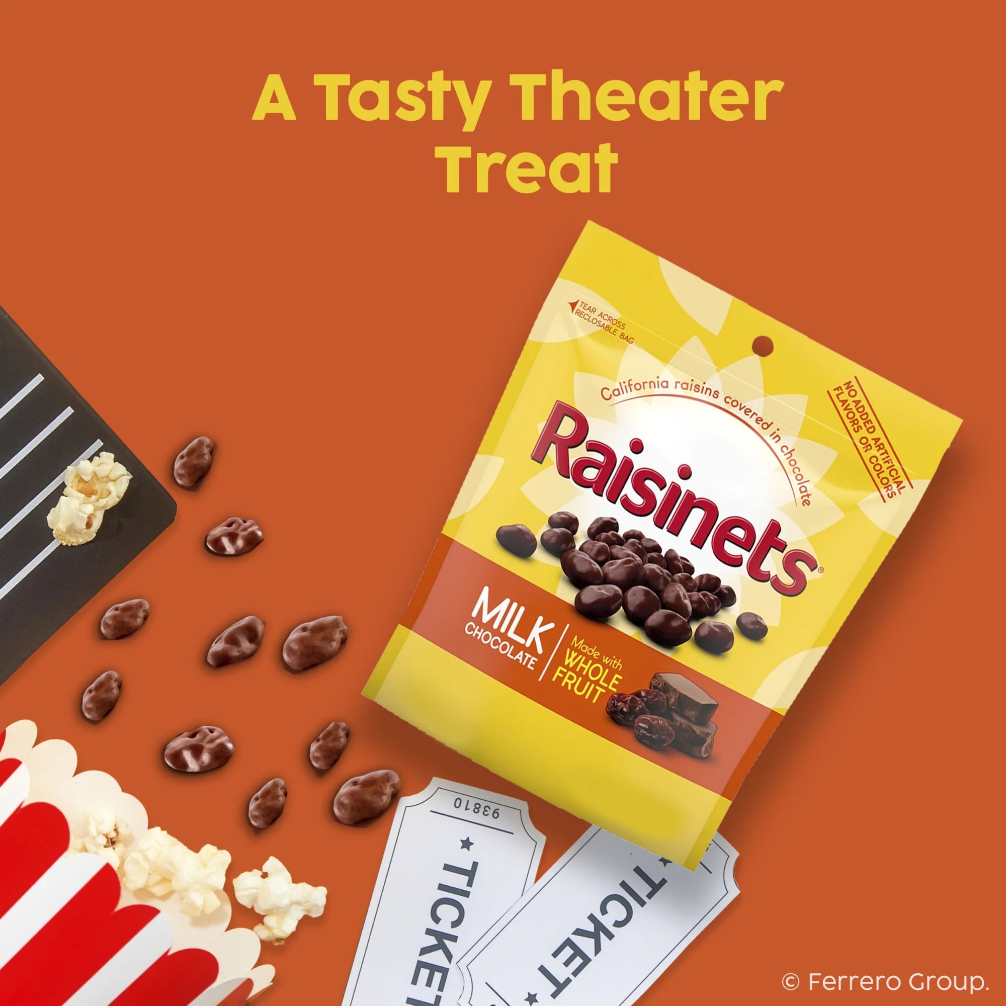 Milk Chocolate Covered Raisins 8.0 Oz