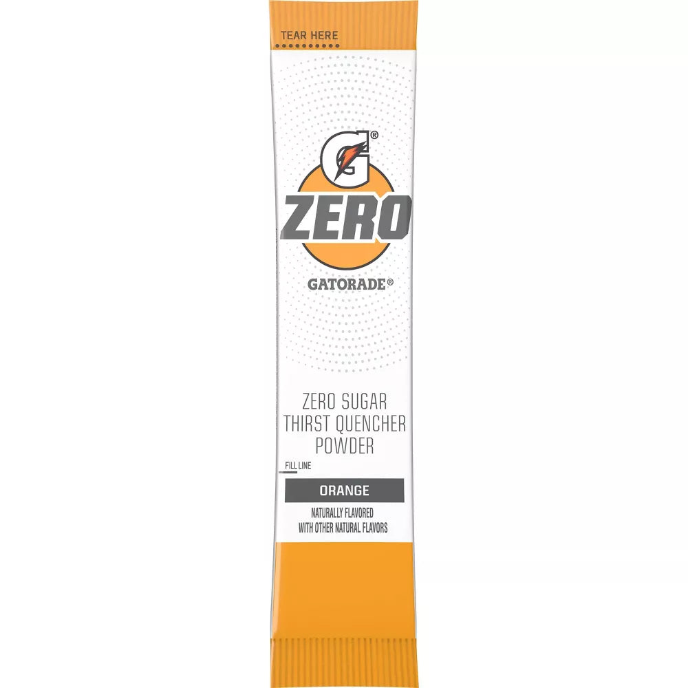 GZERO Orange Sports Drink Mix - 1.08Oz (2 Pack)
