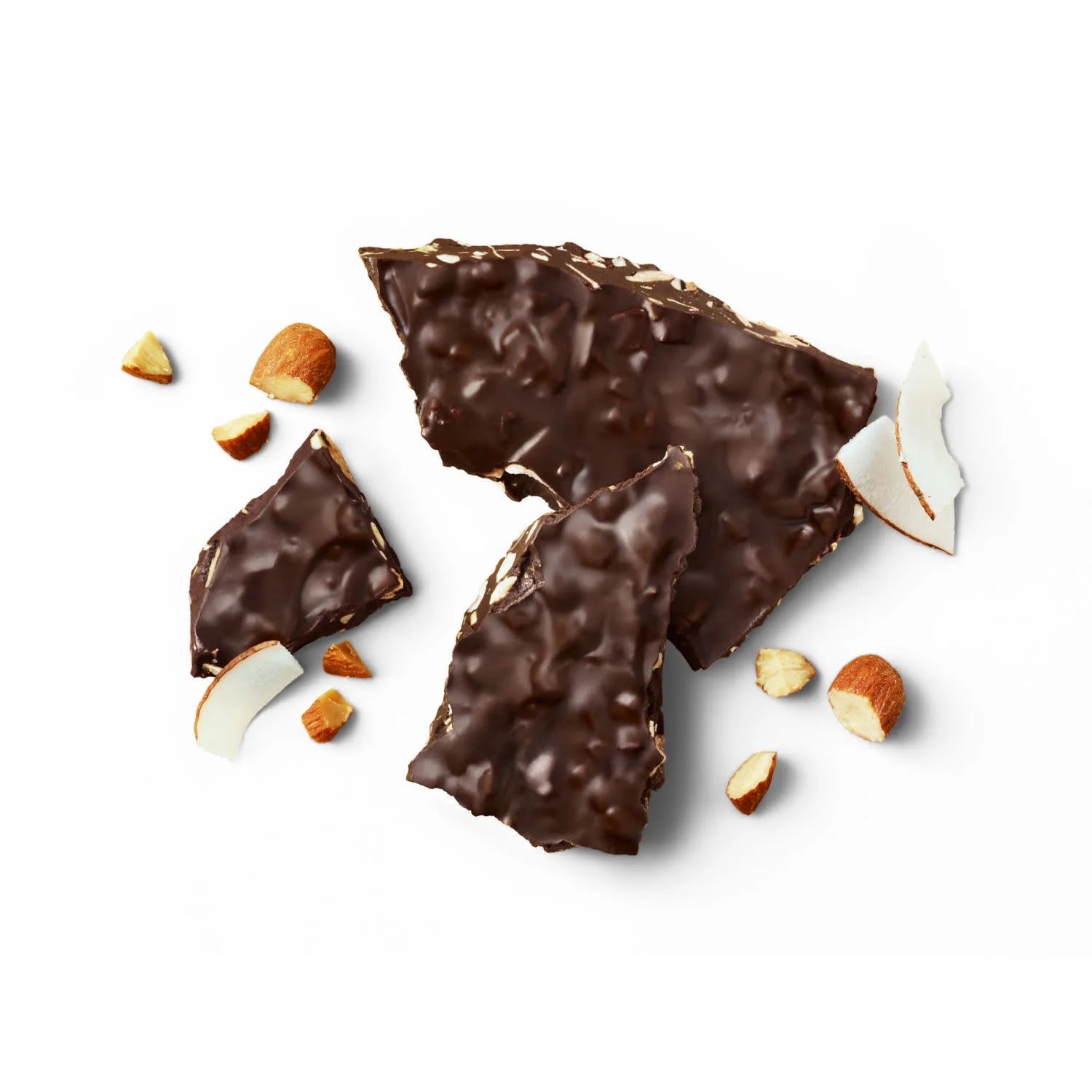 Dark Chocolate, Coconut and Almond Snacking Chocolate, Bag 4.7 Oz