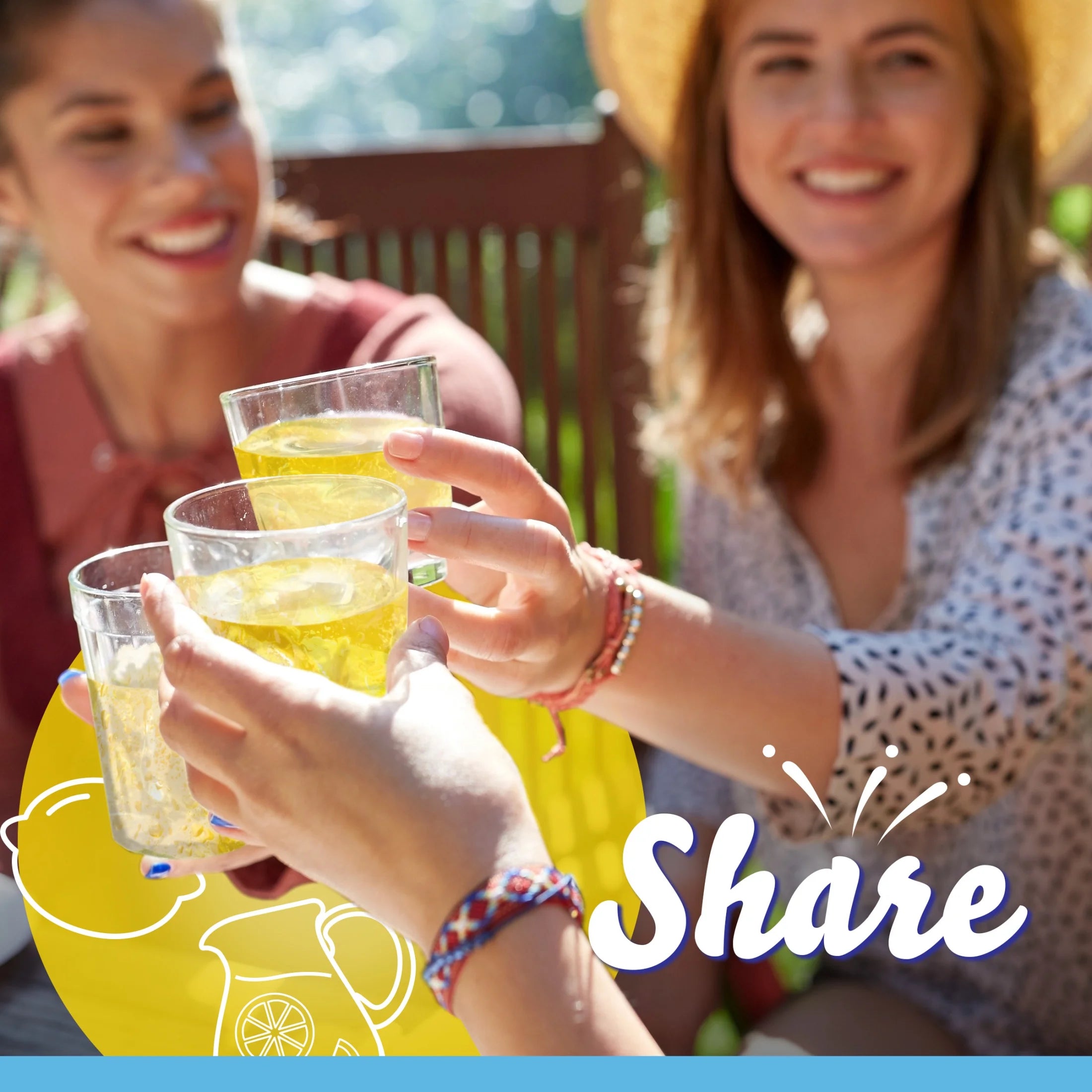 Drink Mix, 16 Pitcher Packets, for Flavorful Hydration and Shareable Refreshment, Lemonade, Flavored with Other Natural Flavor Zero Sugar, Low Calorie, 8.6 Oz