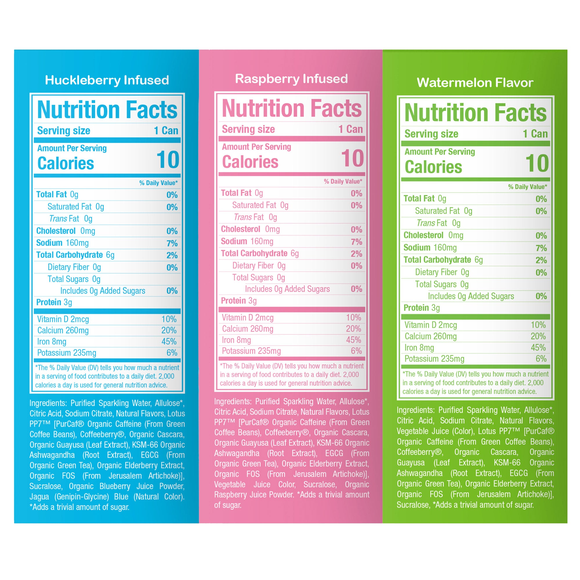 Lotus Energy Drink, Skinny Variety Pack, 12 Fl Oz, 15-Count