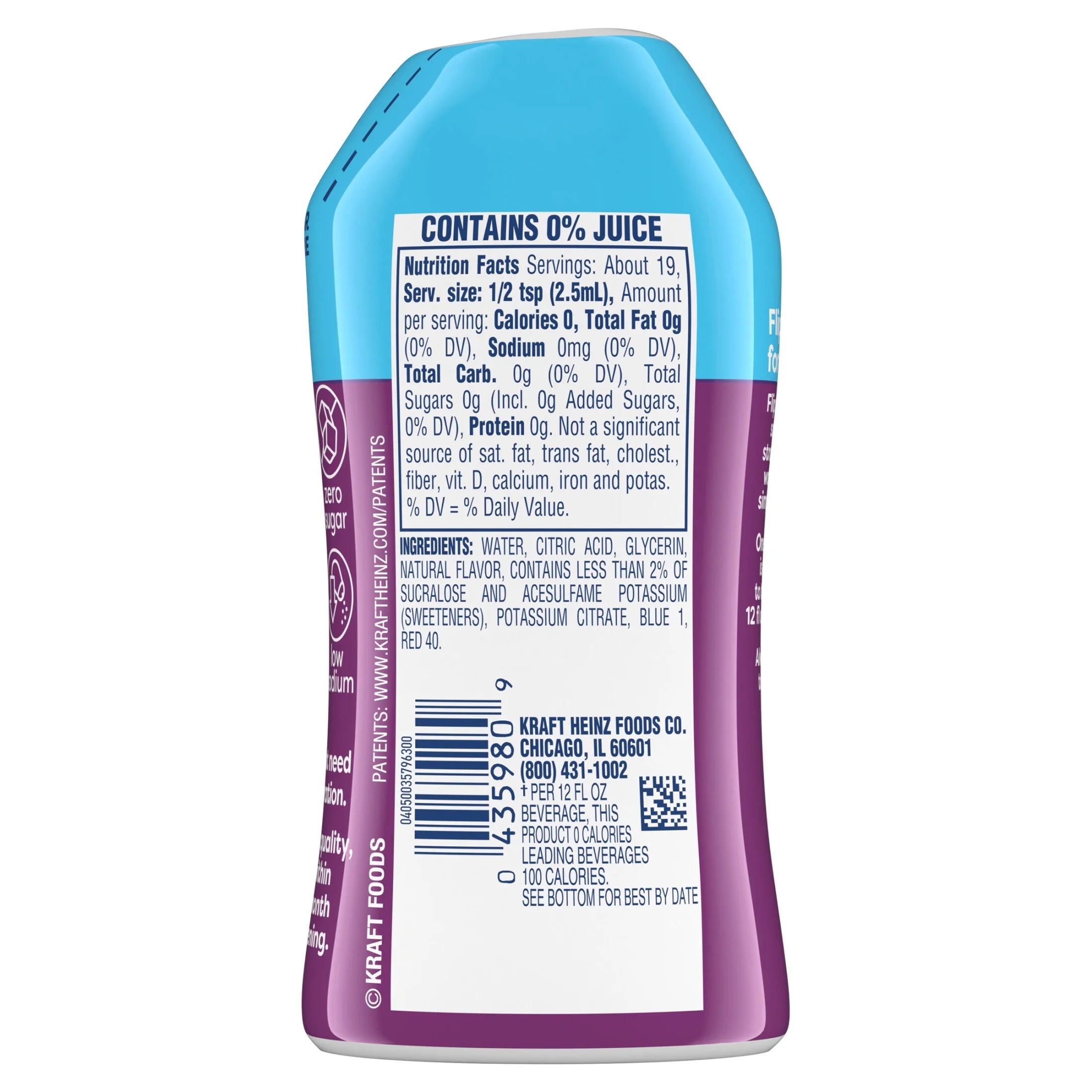 Liquid Berry Sangria Naturally Flavored Drink Mix, 1.62 Fl Oz Bottle