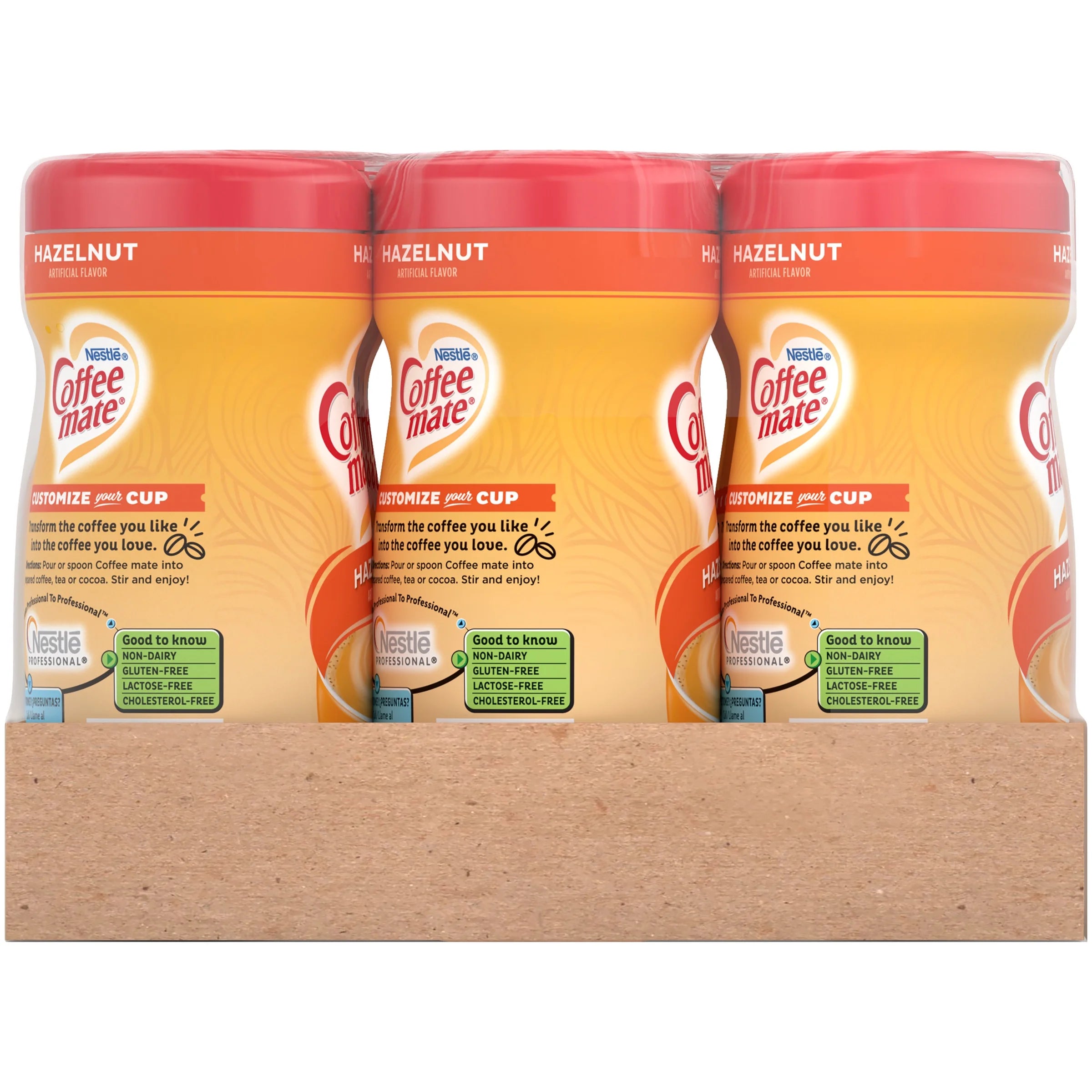 NESTLE  Coffee Creamer Hazelnut Powder Creamer 15 Oz. Canister