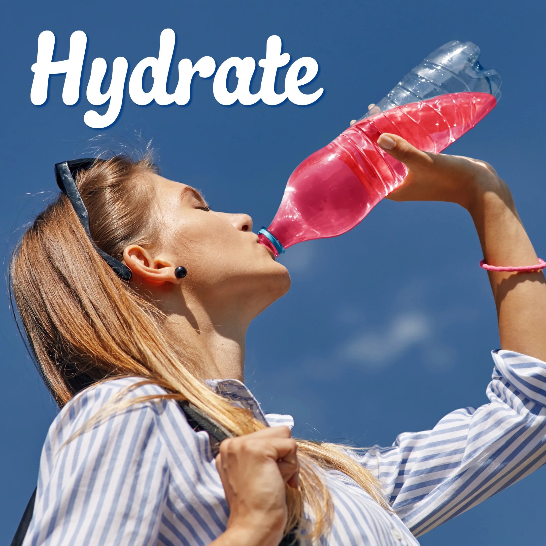 Drink Mix, 10 Packets, for Convenient On-The-Go Flavorful Hydration, Raspberry Ice Artificial Flavor, Zero Sugar, 0.6 Oz