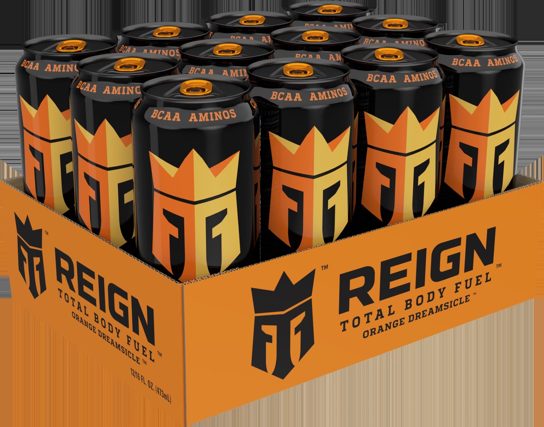 (12 Cans)  Energy Drink, Orange Dreamsicle, 16 Fl Oz