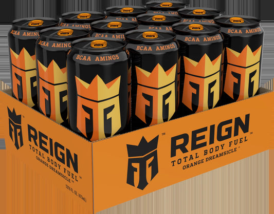 (12 Cans)  Energy Drink, Orange Dreamsicle, 16 Fl Oz