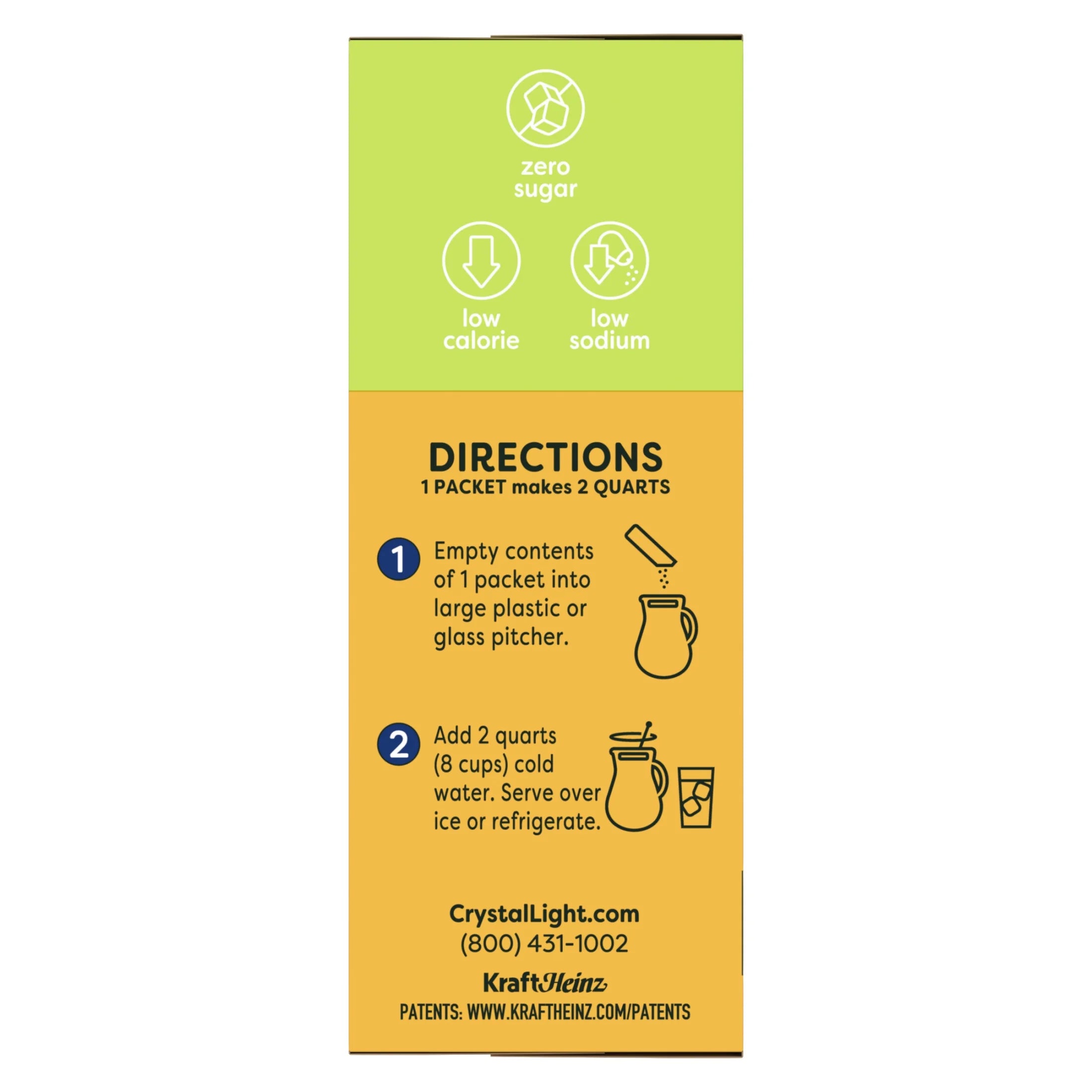 (3 Pack)  Drink Mix, 6 Pitcher Packets, for Flavorful Hydration and Shareable Refreshment, Decaf Lemon Natural Flavor Iced Tea, Made with Black Tea, 1.5 Oz