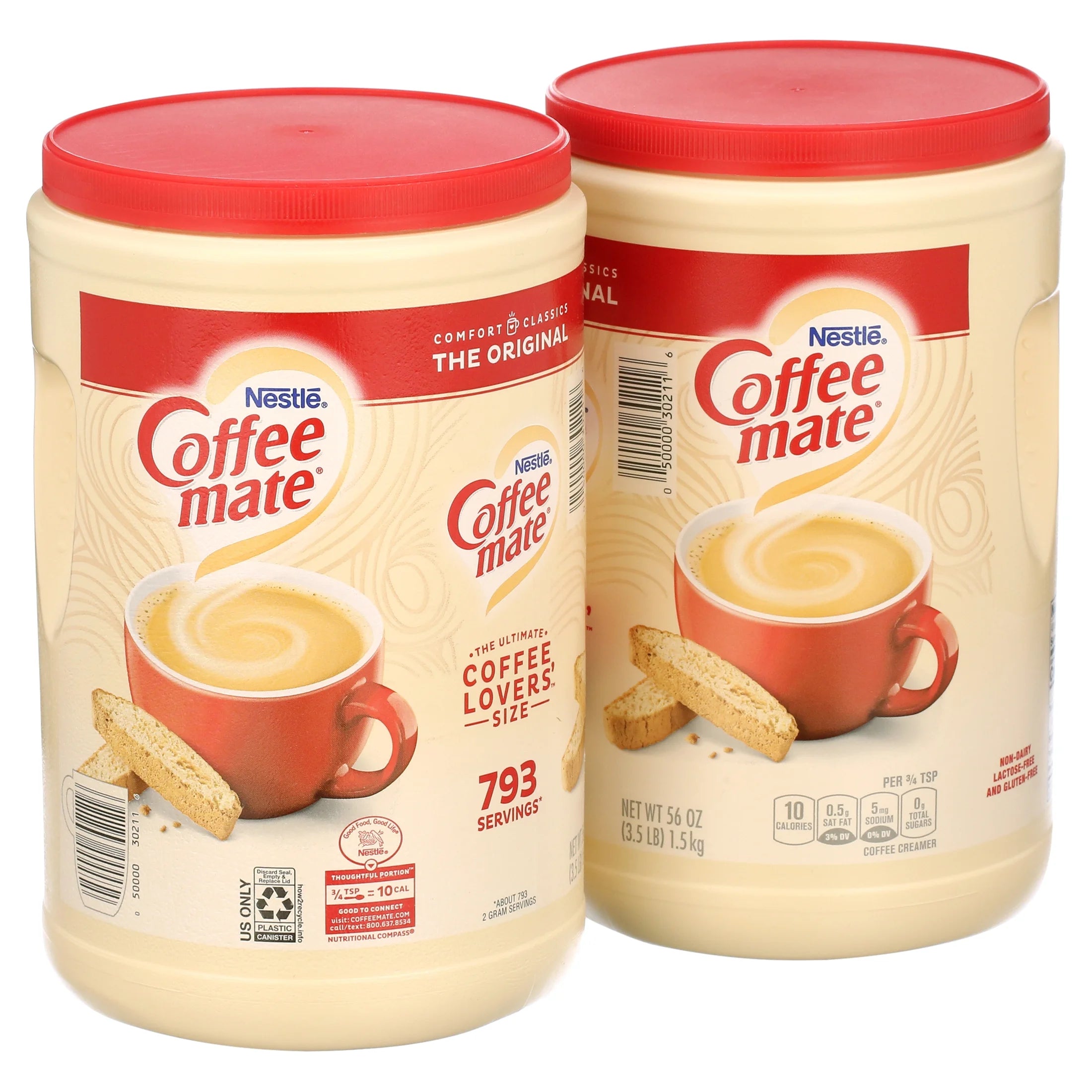 COFFEE-MATE Original Powder Coffee Creamer, by  (56 Oz, Pack of 2)