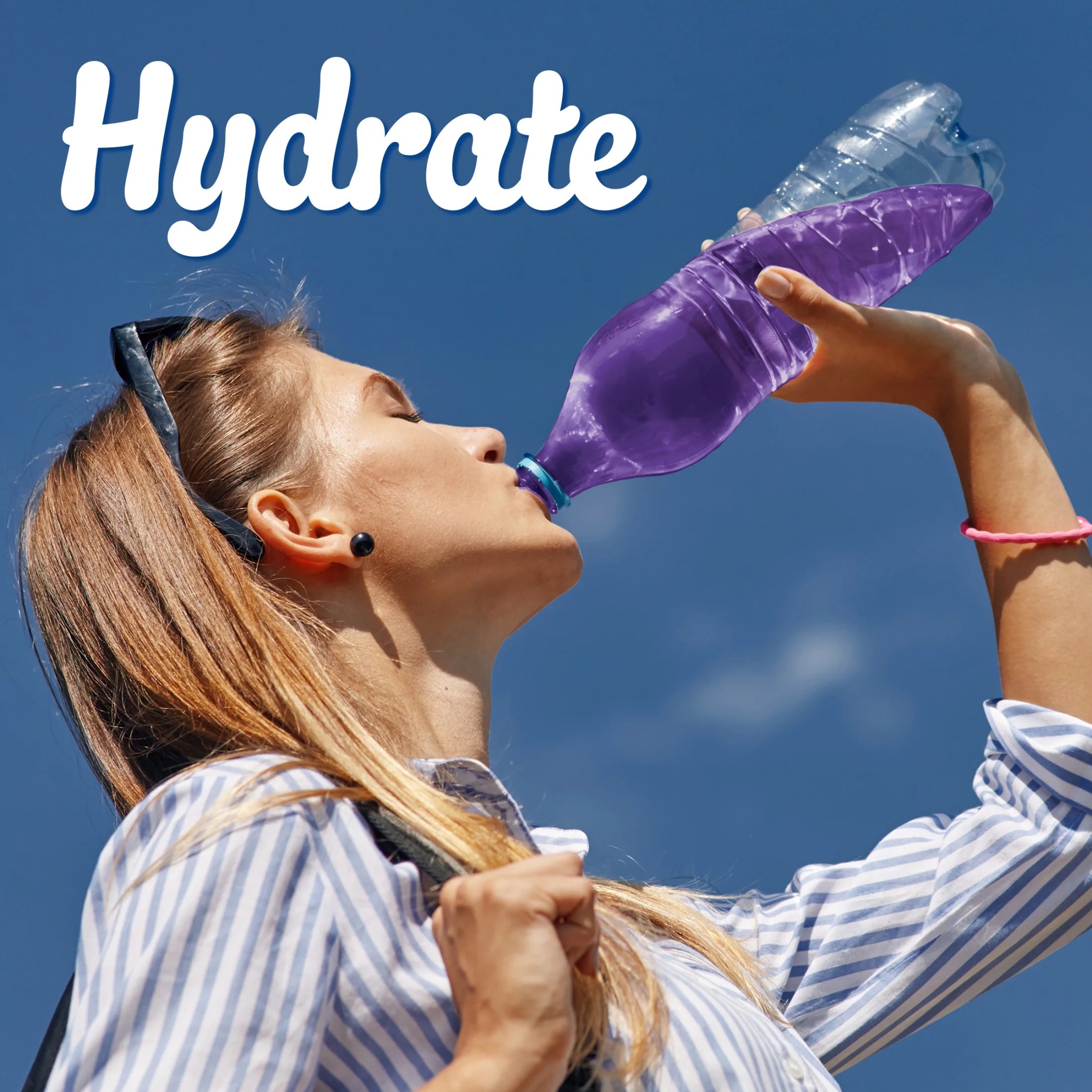 (3 Pack)  Drink Mix with Caffeine, 10 Packets, for Convenient On-The-Go Flavorful Hydration, Grape Natural Flavor with Other Natural Flavors, Zero Sugar, 1.1 Oz