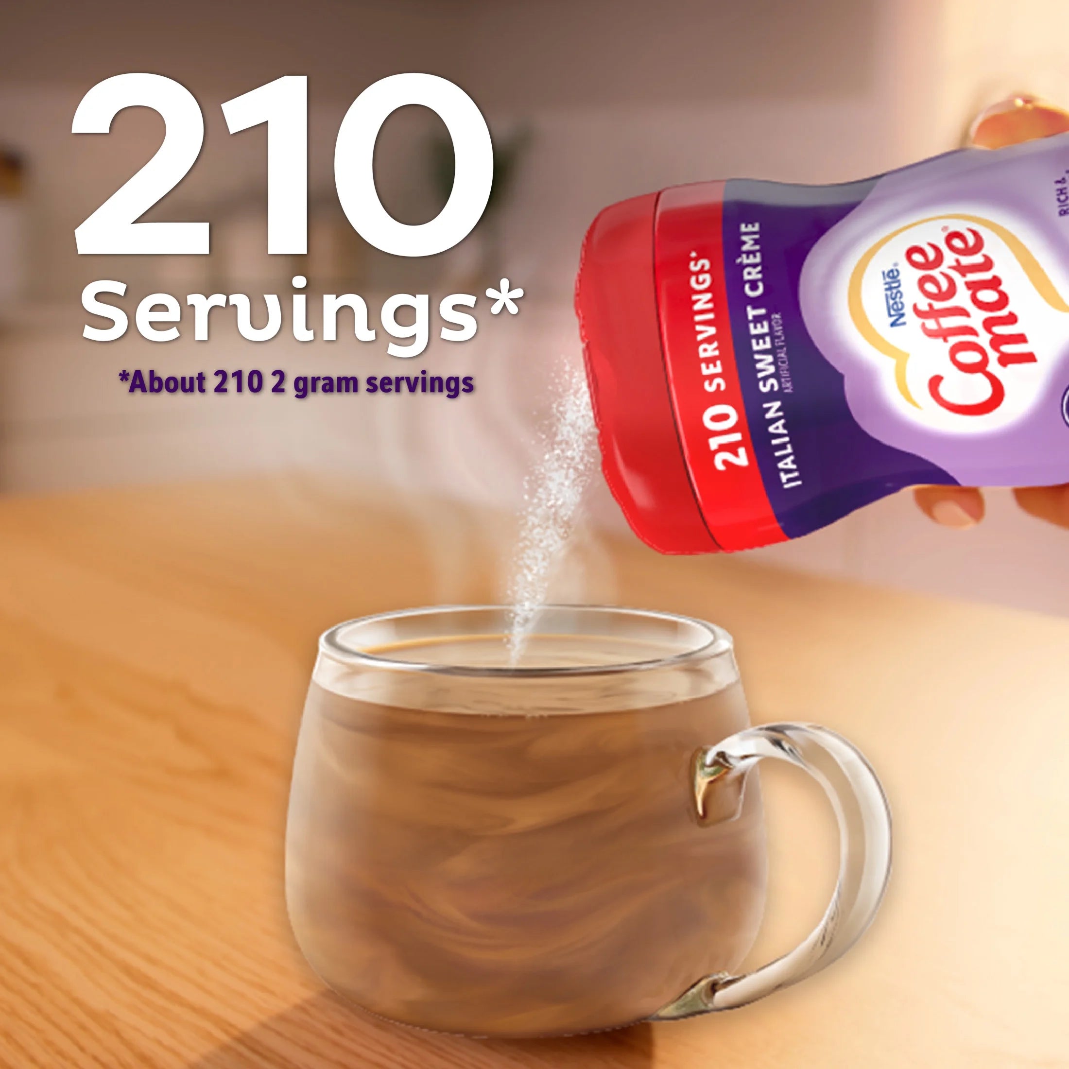 (2 Pack) Nestle  Italian Sweet Creme Powder Coffee Creamer, 15 Oz