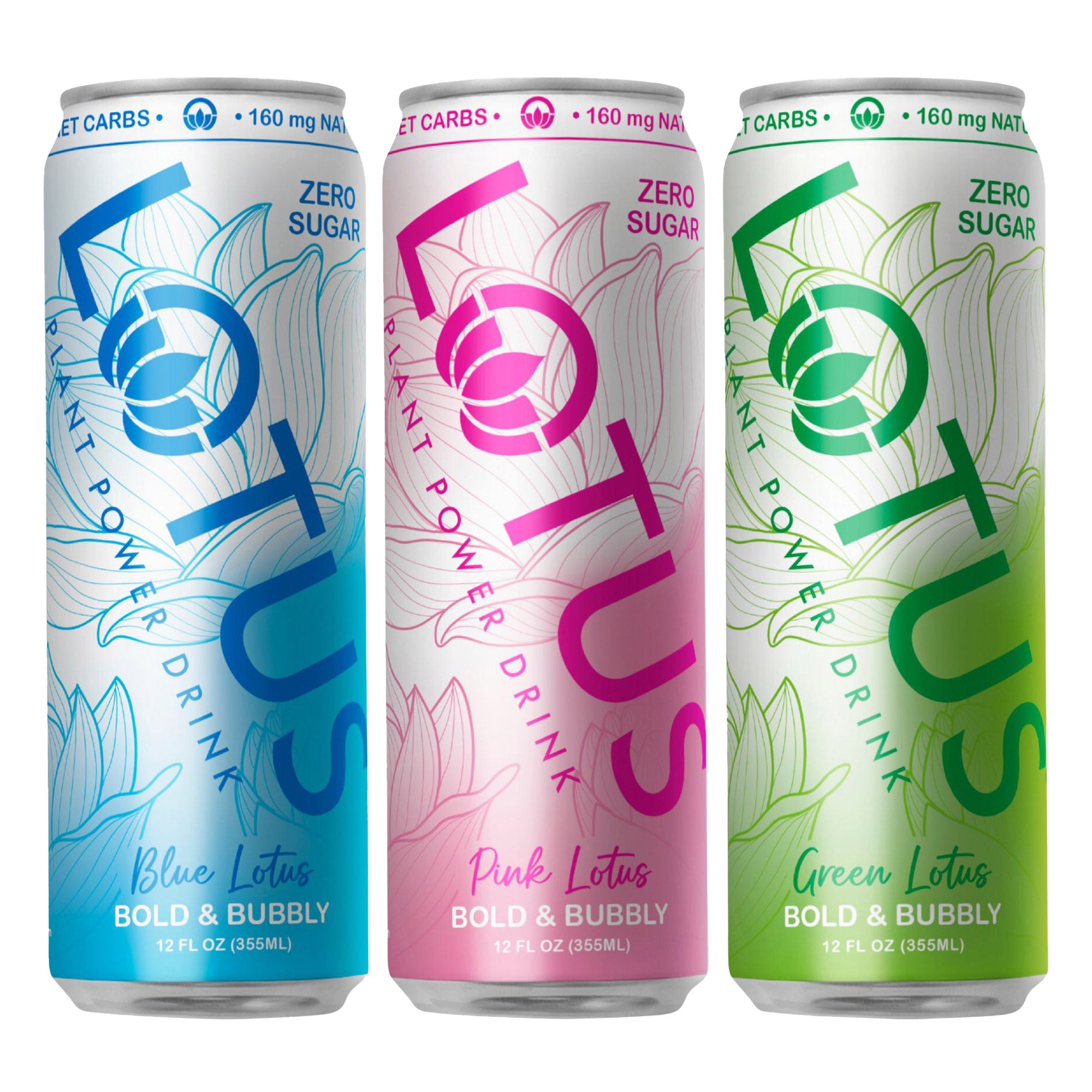 Lotus Energy Drink, Skinny Variety Pack, 12 Fl Oz, 15-Count