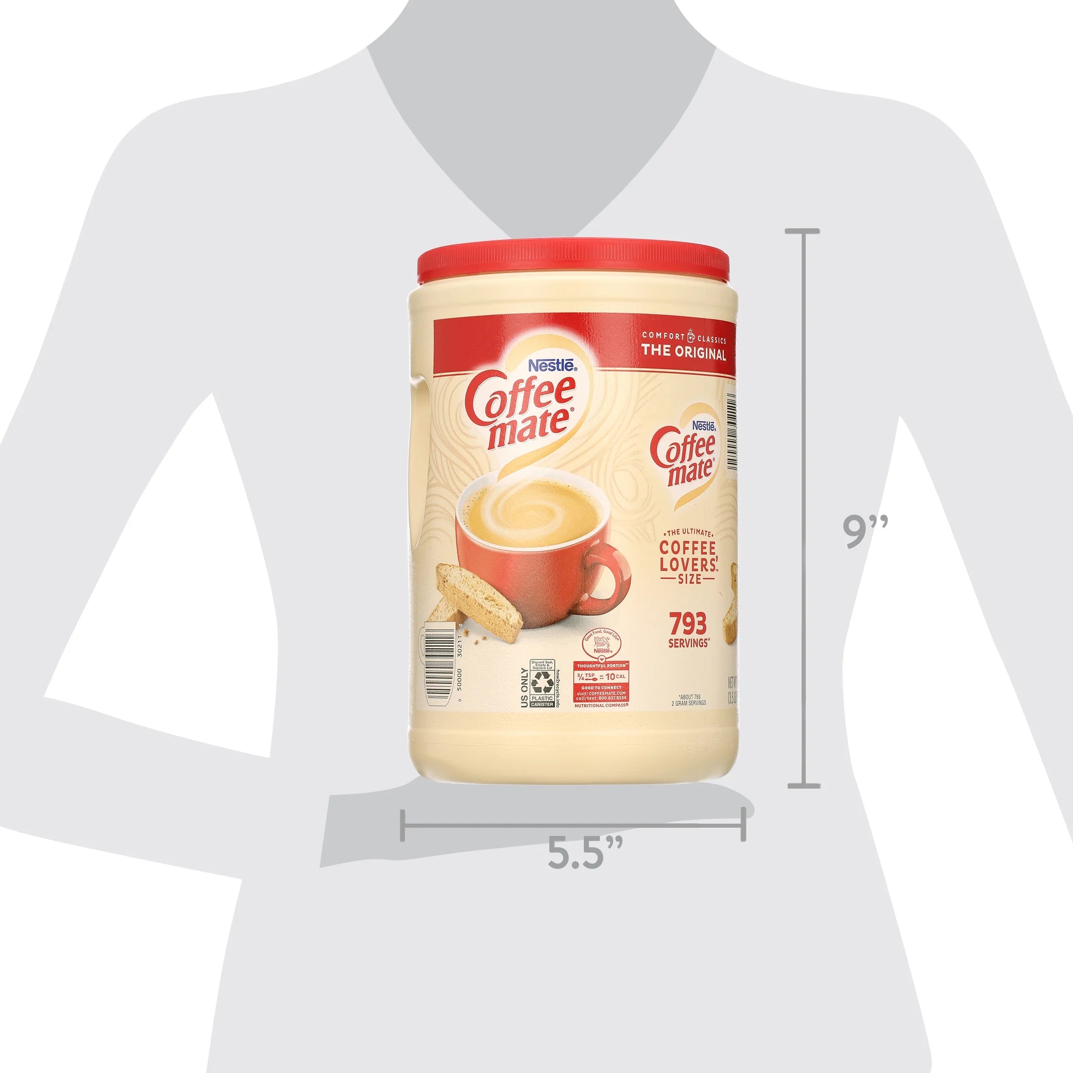 COFFEE-MATE Original Powder Coffee Creamer, by  (56 Oz, Pack of 2)