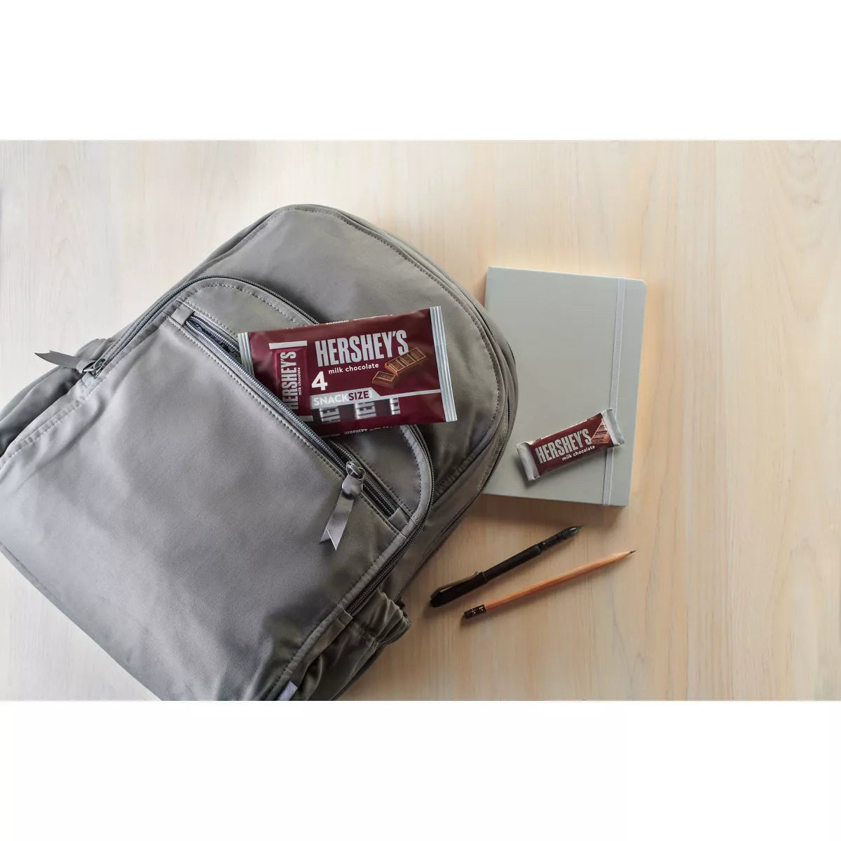 Hershey'S Milk Chocolate Snack Size  Bars - 1.8Oz/4Ct