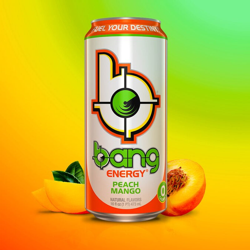 16 - Fl Oz Peach Energy Drink
