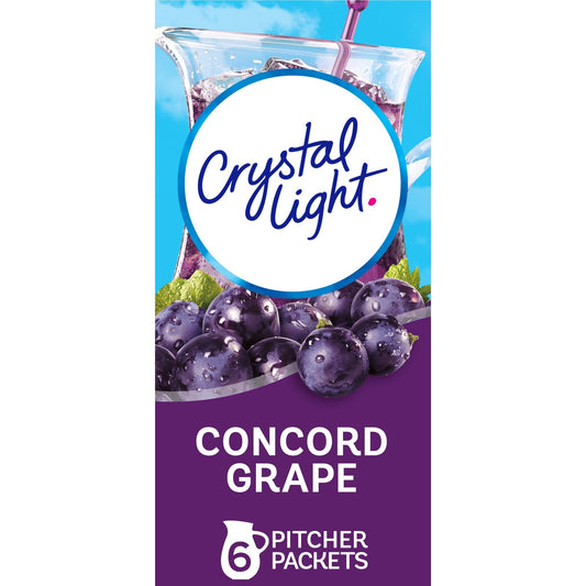 Crystal Light Concord Grape Drink Mix (6 Pitcher Packets)