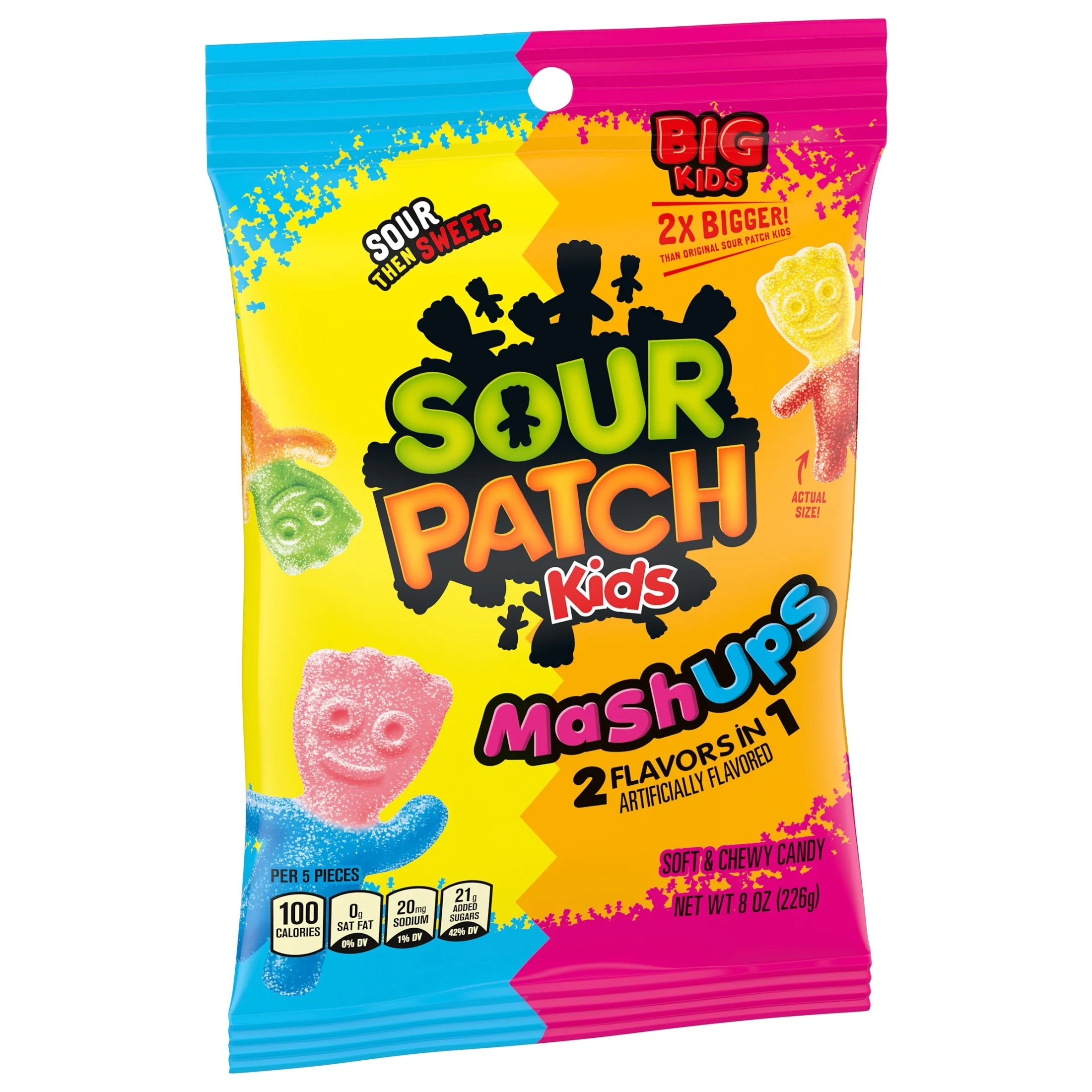 Mashups 2 Flavors in 1 Soft & Chewy Candy, 8 Oz