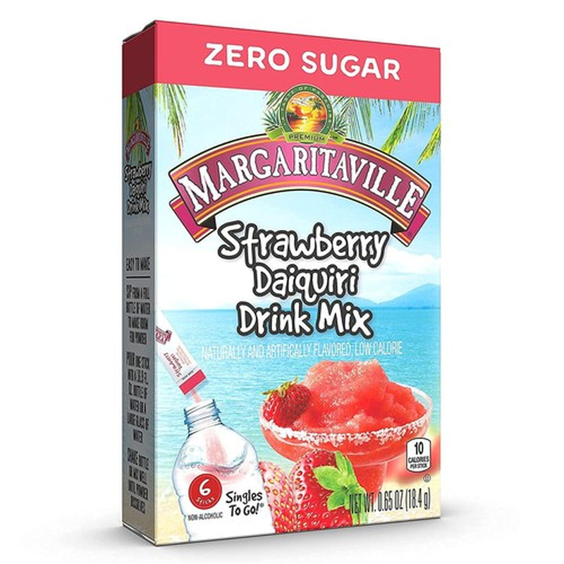 Margaritaville Singles to Go Drink Mix 3 Pack Sugar Free 18 Servings