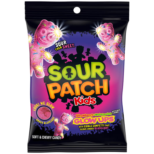 Glow Ups Strawberry-Watermelon Soft & Chewy Candy, 6.7 Oz