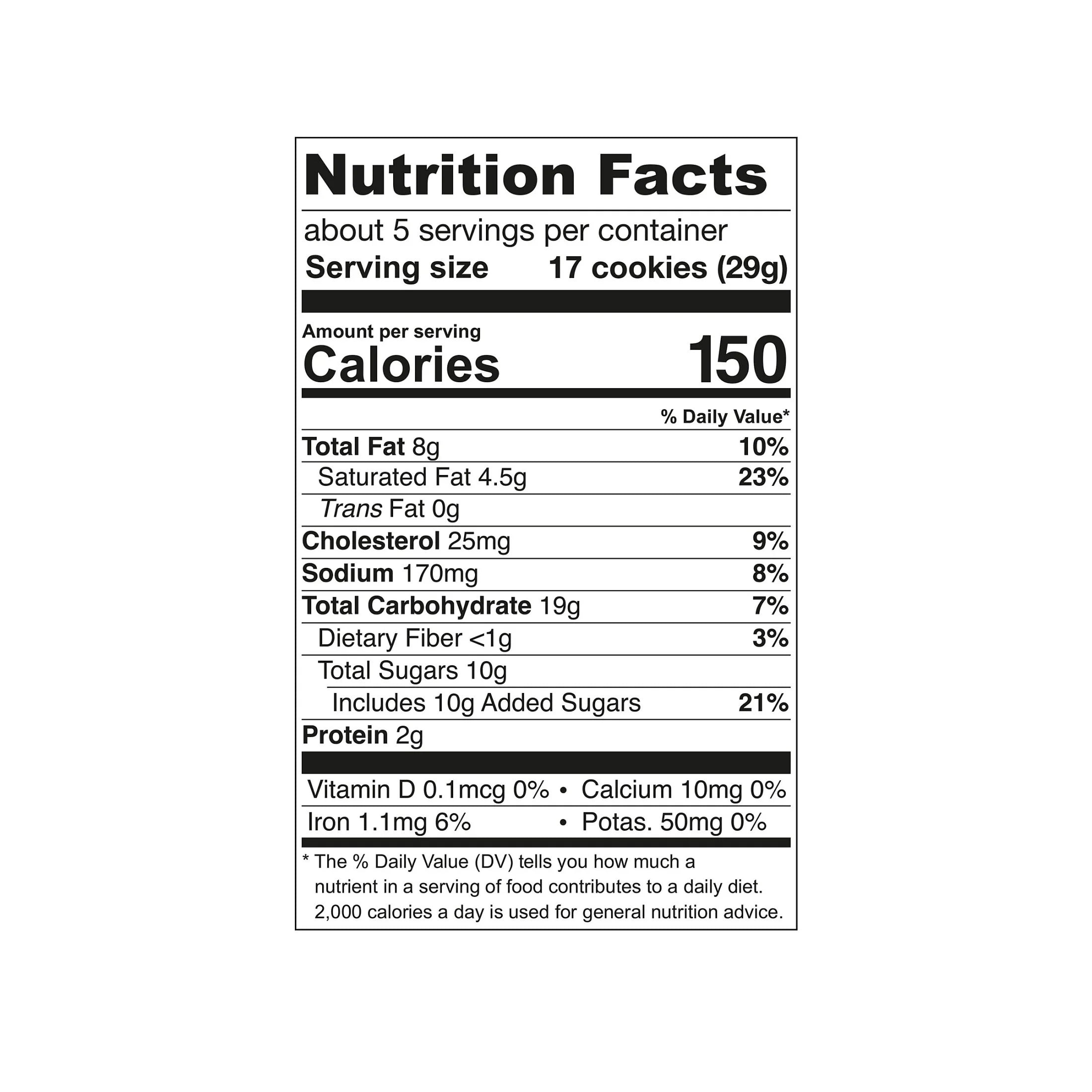 Bake Shop Tiny Chocolate Chip Cookies, 5.5 Oz