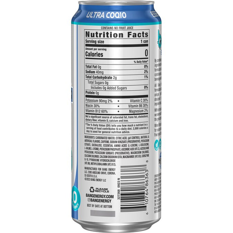 16 - Fl Oz  Energy Blue Razz 16 Fl Oz Energy Drink