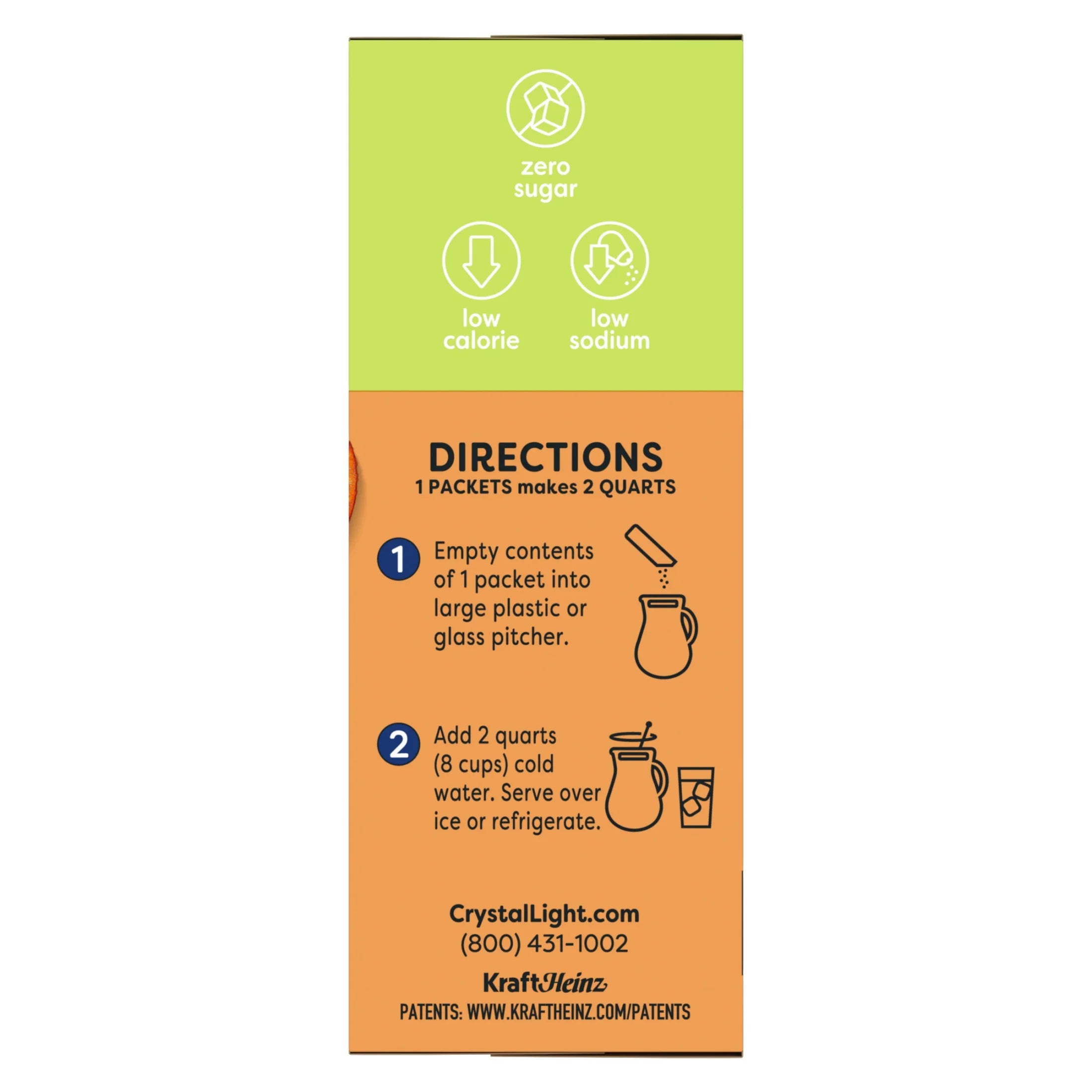 Drink Mix, 6 Pitcher Packets, for Flavorful Hydration and Shareable Refreshment, Peach Iced Tea Artificial Flavor, Made with Black Tea, 1.5 Oz