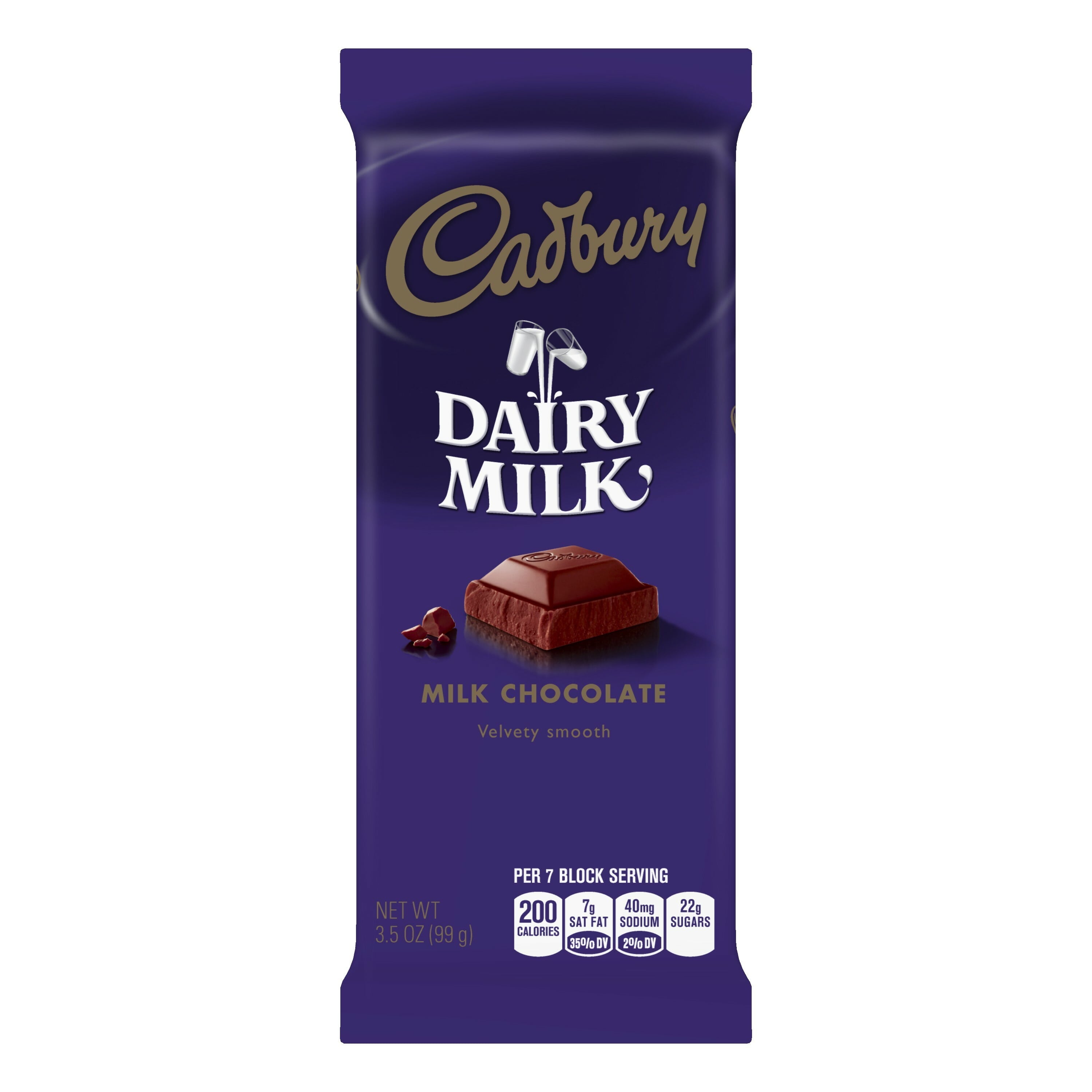 DAIRY MILK Milk Chocolate Full Size, Bulk Individually Wrapped Candy Bars, 3.5 Oz (14 Count)