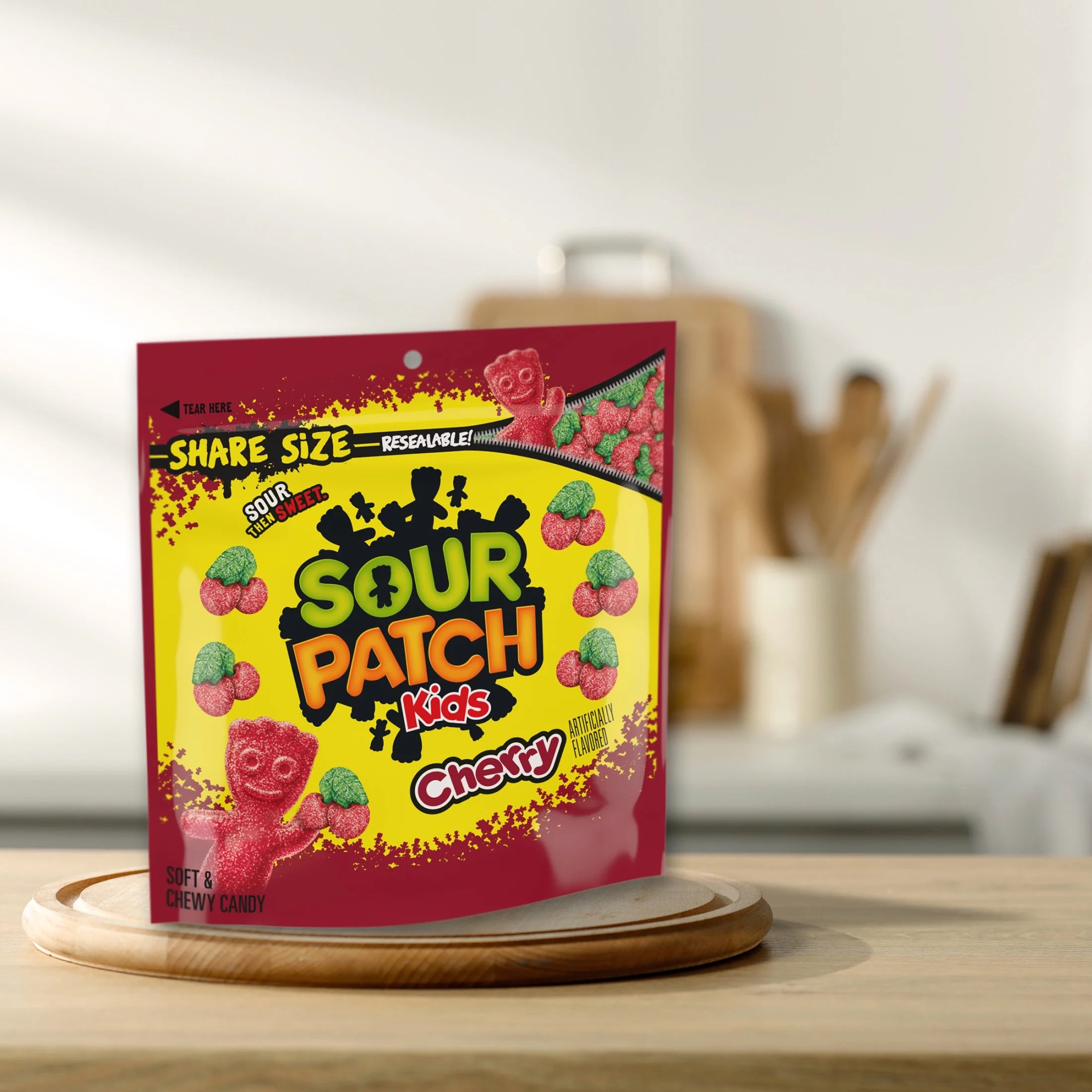 Cherry Soft & Chewy Candy, Share Size, 10.86 Oz