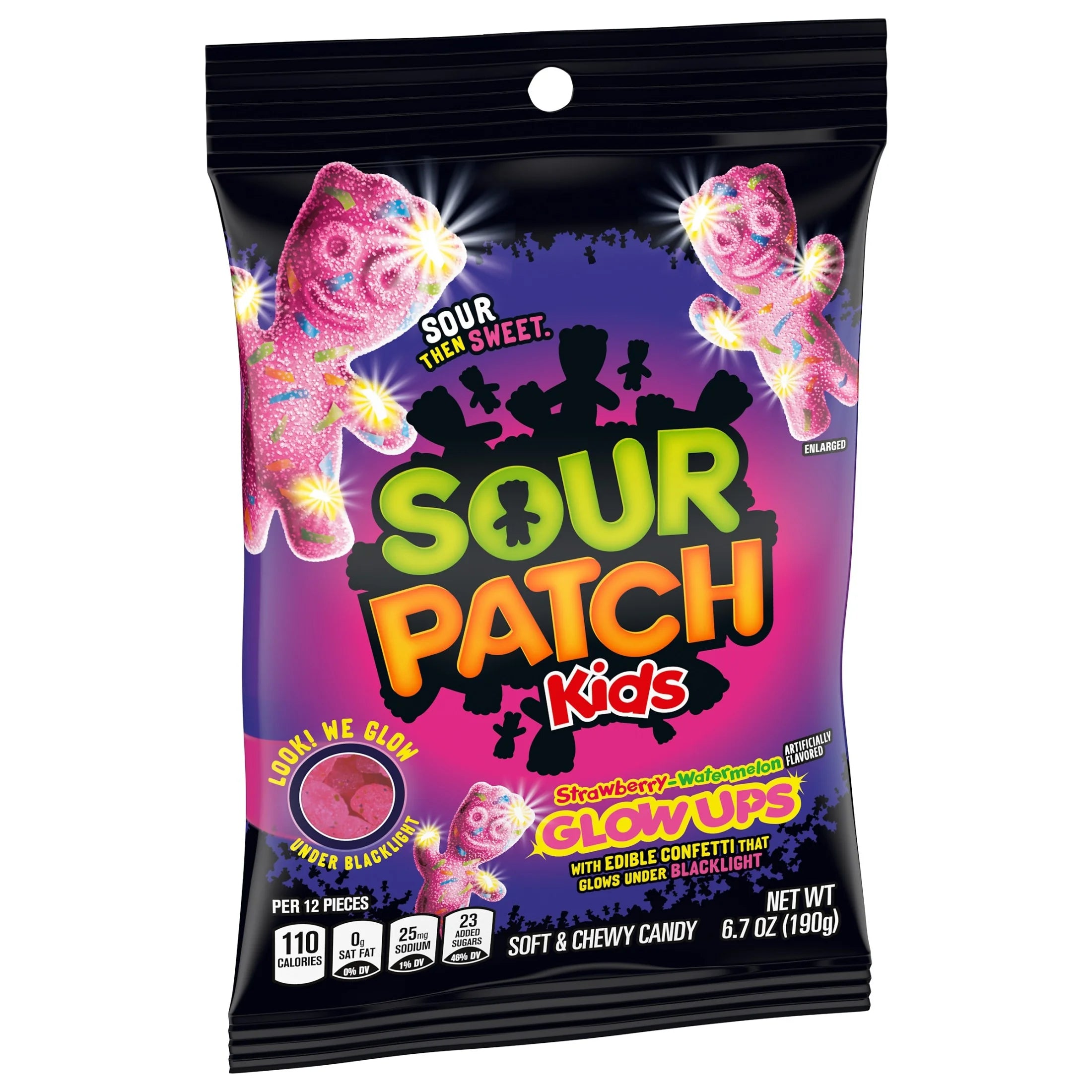 Glow Ups Strawberry-Watermelon Soft & Chewy Candy, 6.7 Oz