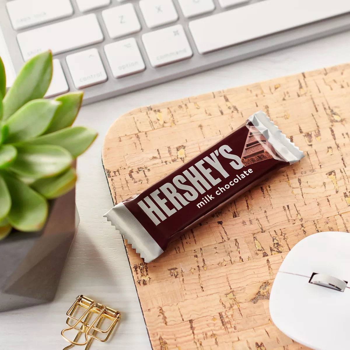 Hershey'S Milk Chocolate Snack Size  Bars - 5.4Oz/12Ct