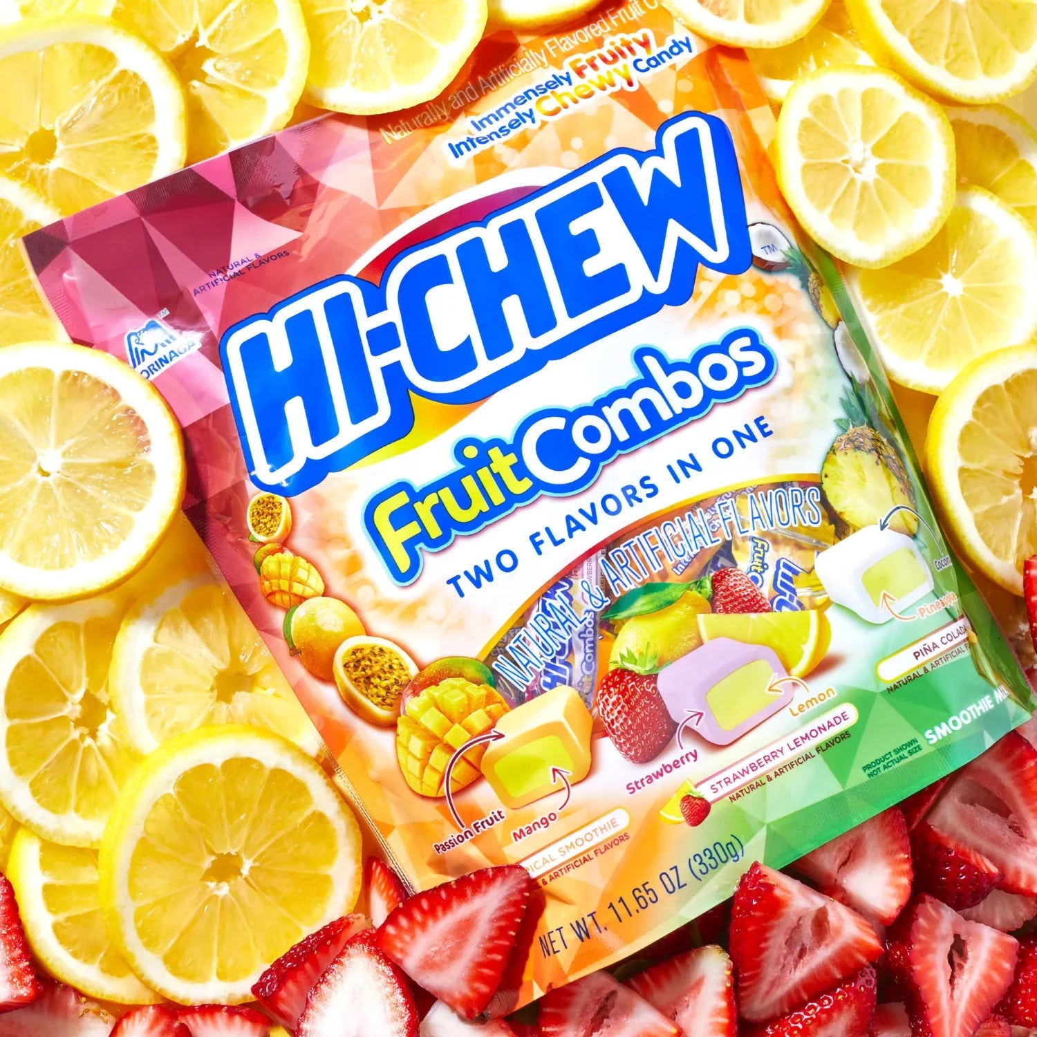 Fruit Combo Mix Chewy Candy, 11.65 Oz, Bag