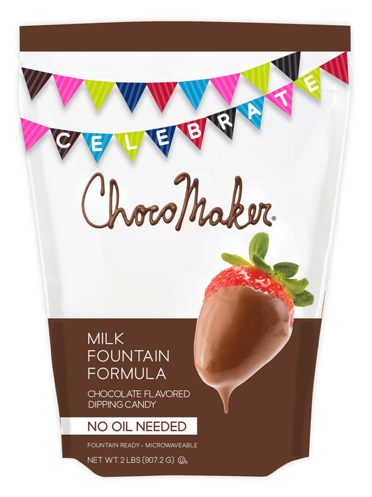 Milk Chocolate Fondue Dipping Chocolate, Fountain Formula, 2 Lb (907.2G) Bag, 32Oz, Gluten Free
