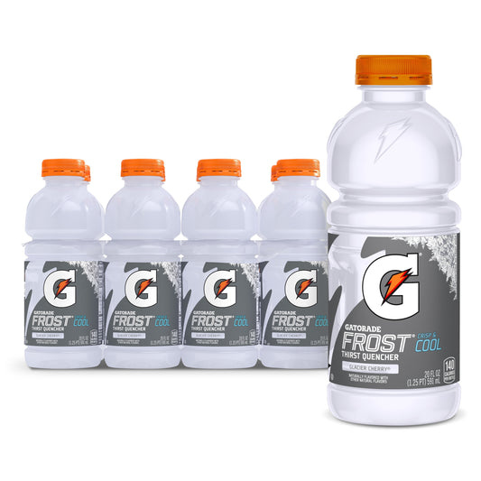 Frost Thirst Quencher Glacier Cherry Sports Drinks, 20 Fl Oz, 8 Count Bottles