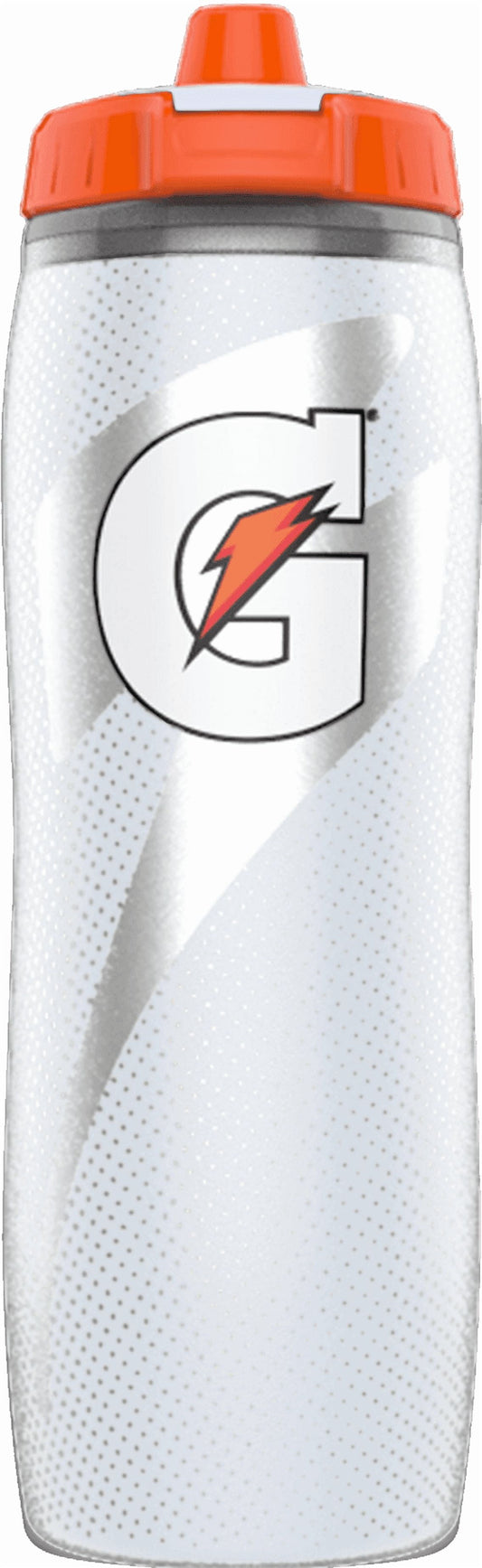 Insulated 30Oz Squeeze Bottle - White