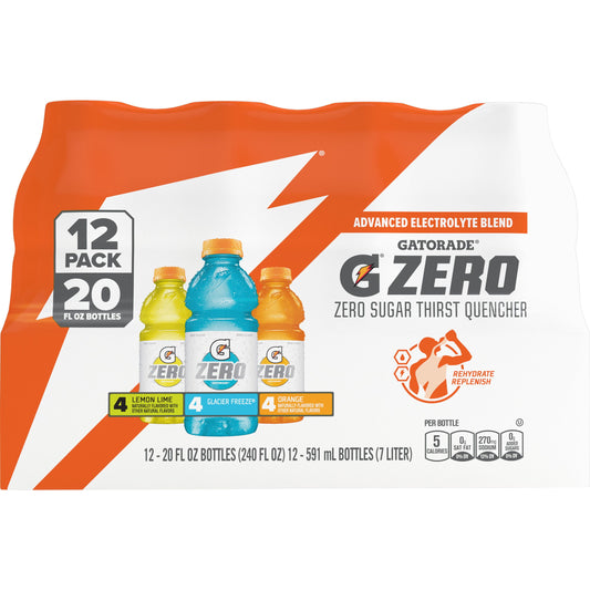 Zero Sugar Thirst Quencher Variety, 20 Fl Oz, 12 Count