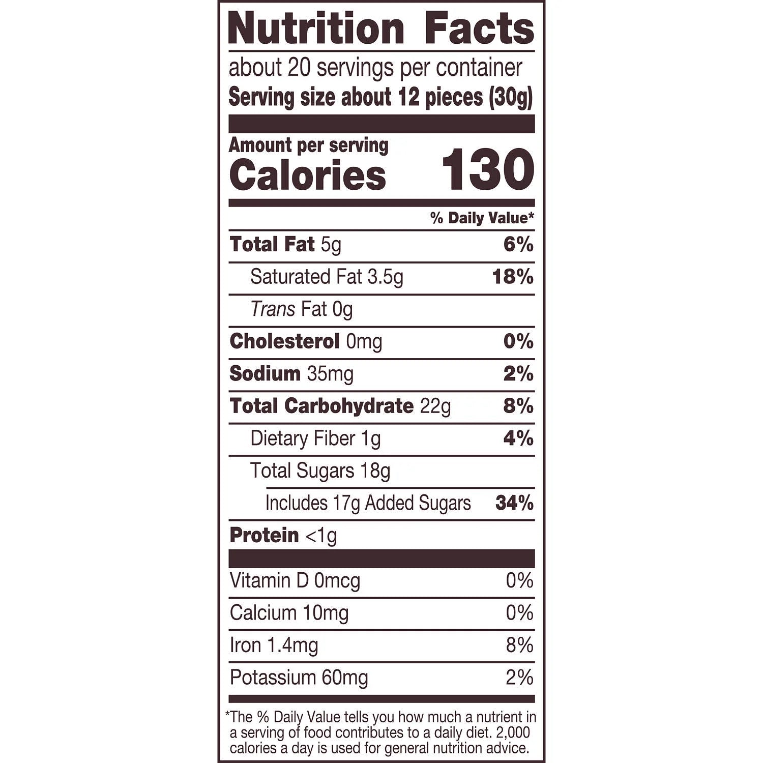 Dark Chocolate, Acai and Blueberry Flavored Snacking Chocolate, Bag 21 Oz