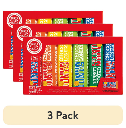 (3 Pack)  Chocolate Bar Pack - Candy Variety Pack, Individually Wrapped, 6 Bars