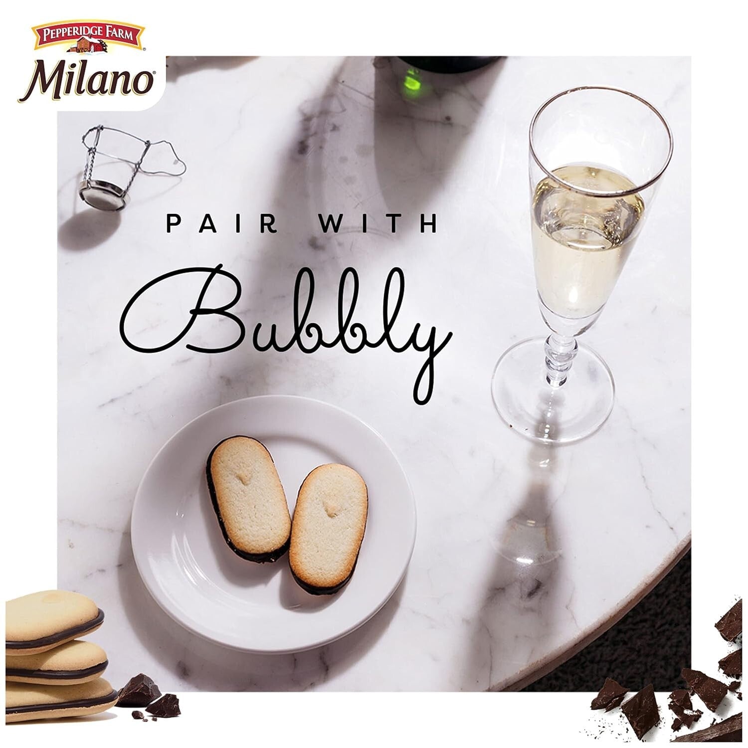 Milano Cookies, Raspberry Chocolate, 7 Oz. Bag