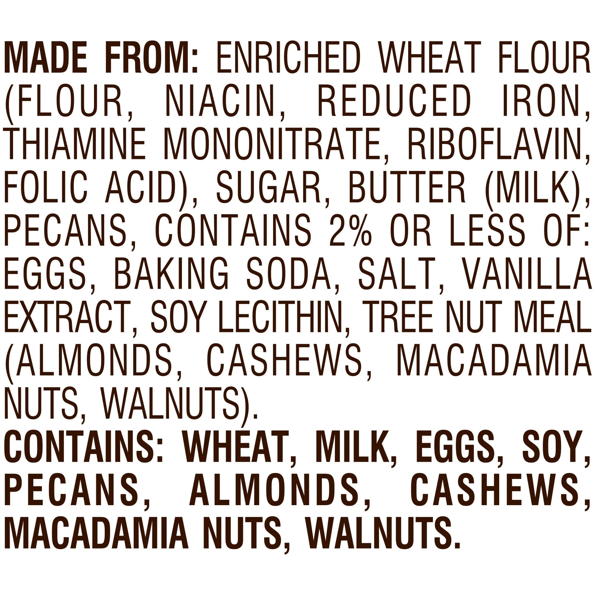 Farmhouse Thin & Crispy Butter Pecan Cookies, 5.9 Oz Bag